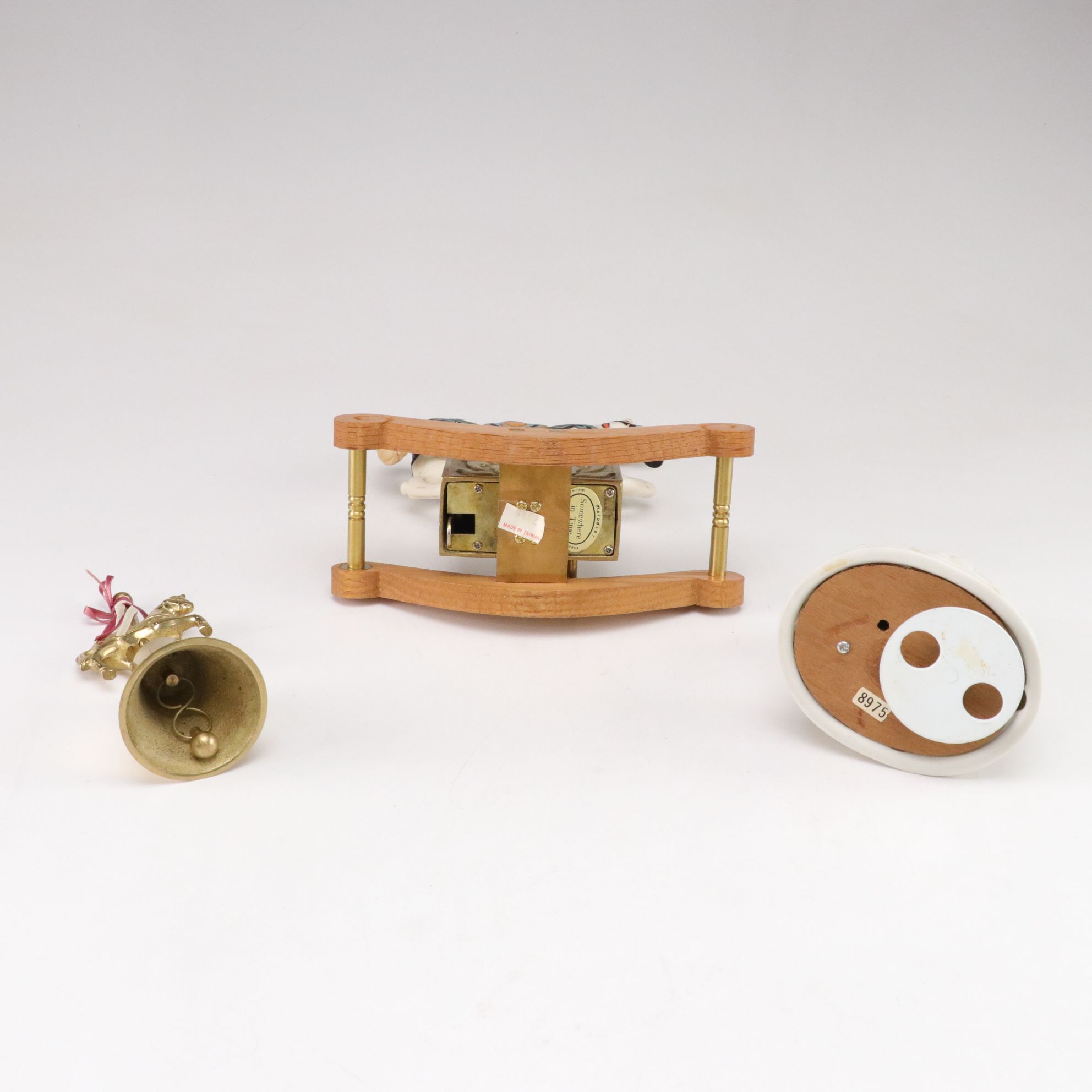 Willitts Musical Carousel & Rocking Horses with Bell and Framed Stamps