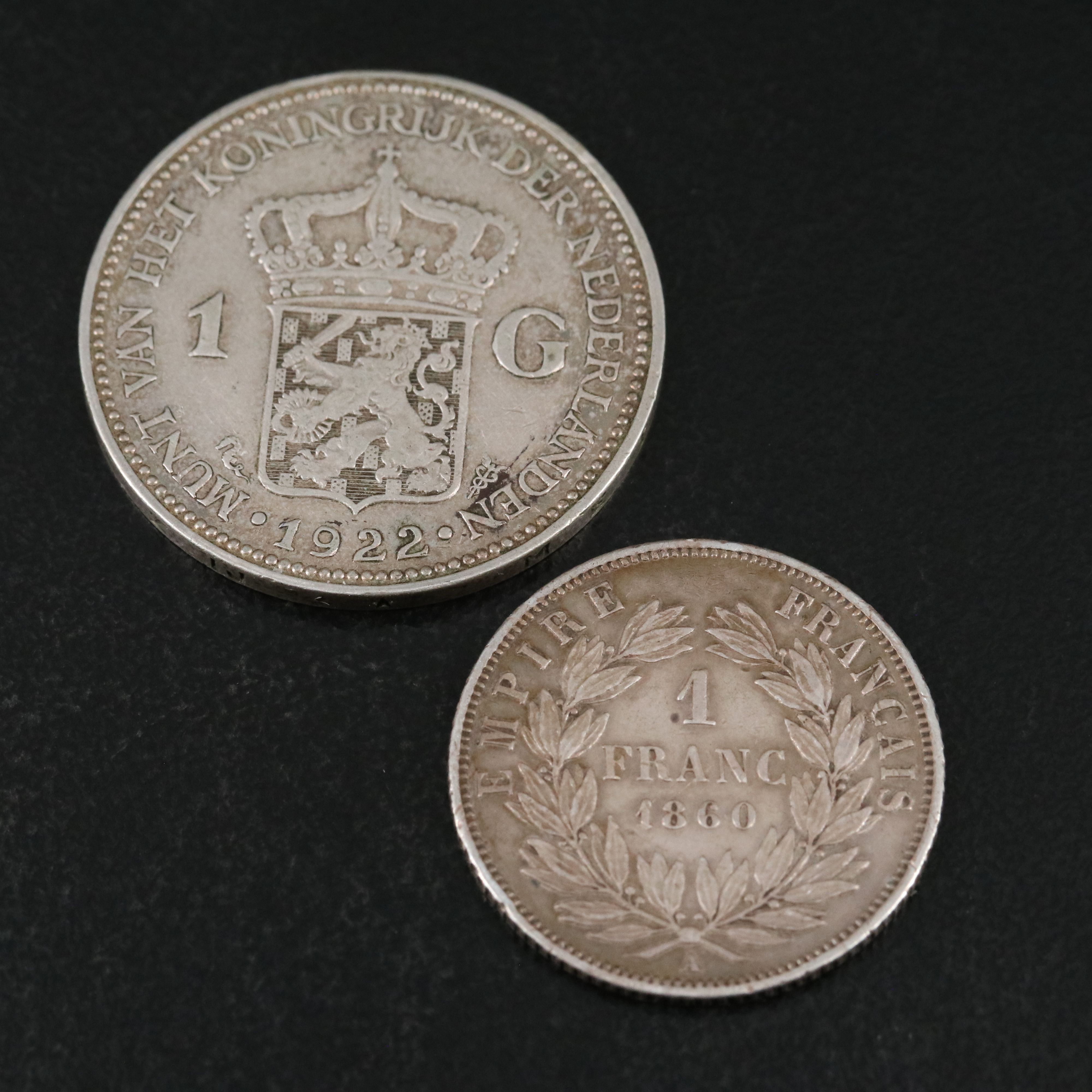 Six Different European Silver Coins