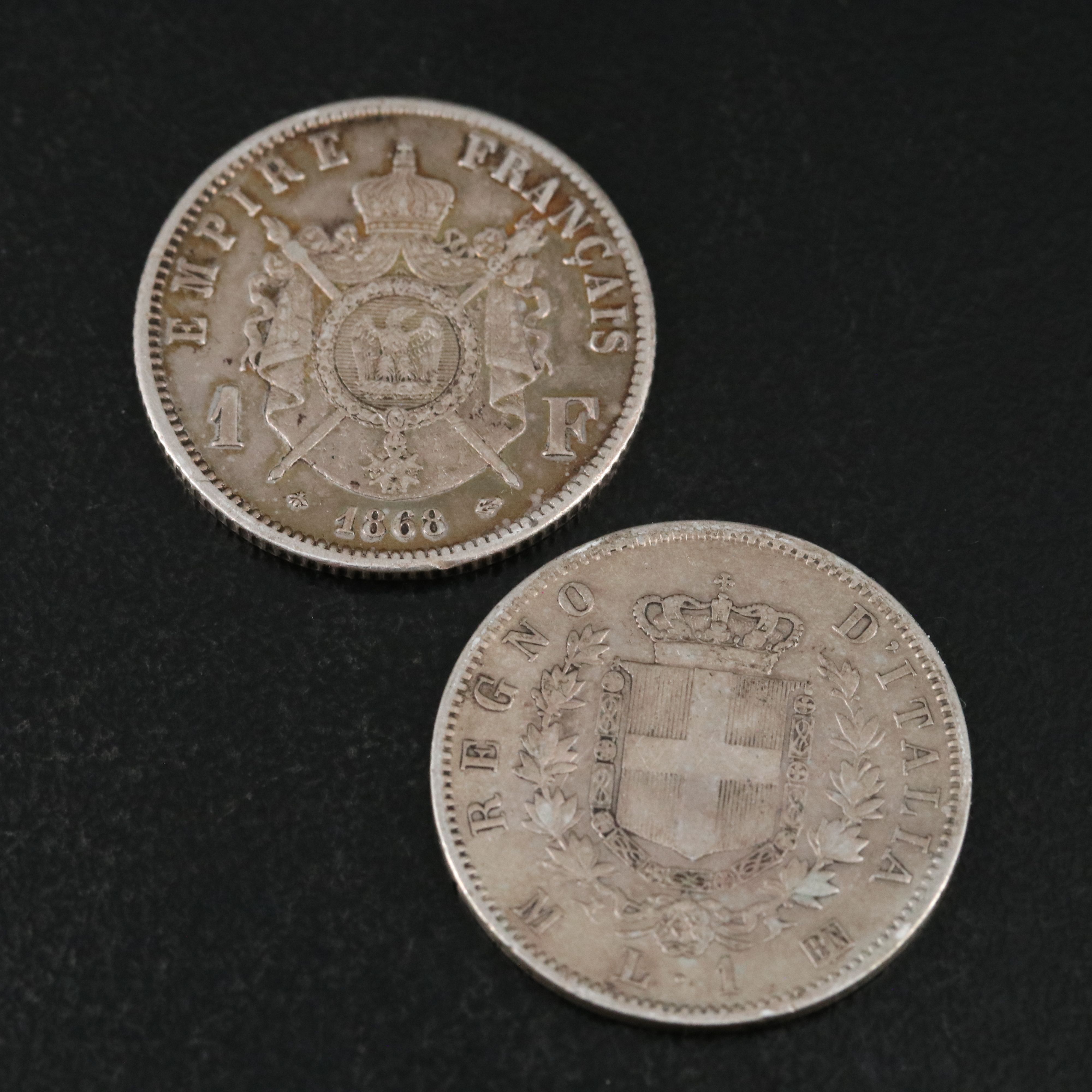 Six Different European Silver Coins