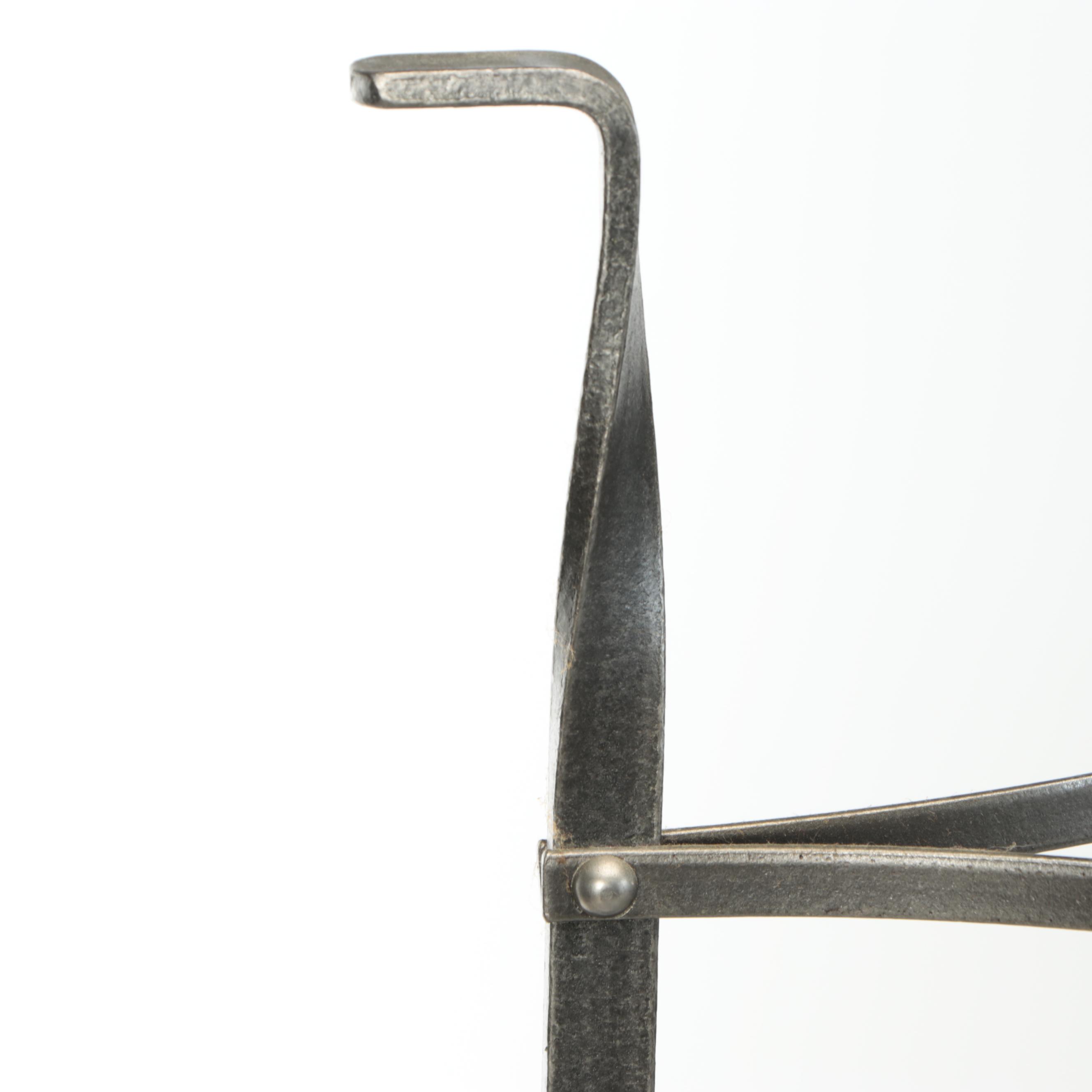 French Style Metal Tiered Corner Pot Rack