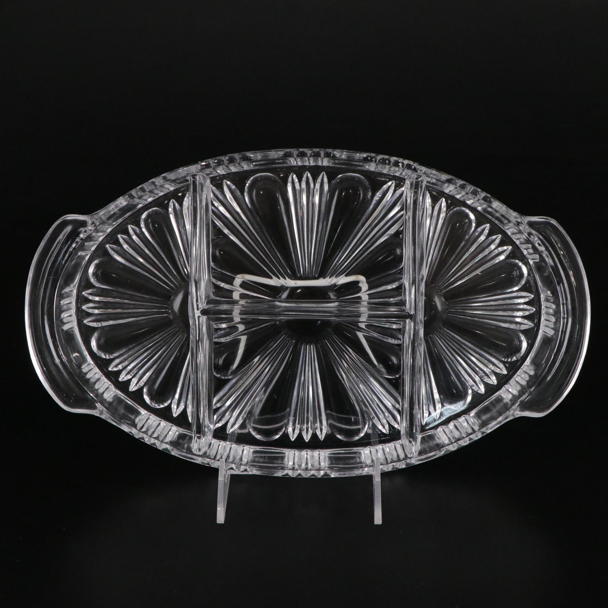 Mid Century Modern Serveware with Glass Divided Relish, Fondue Forks, and More