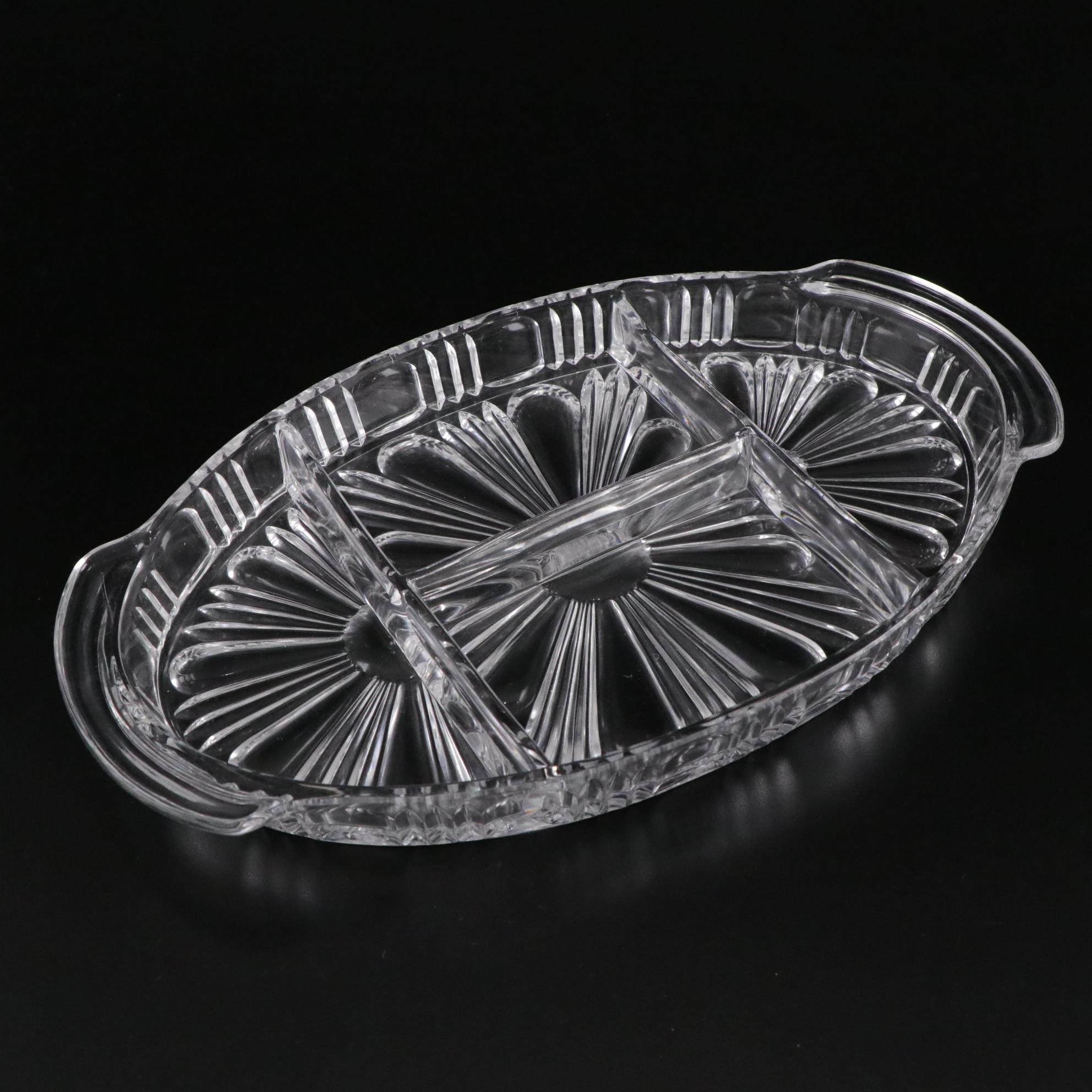 Mid Century Modern Serveware with Glass Divided Relish, Fondue Forks, and More