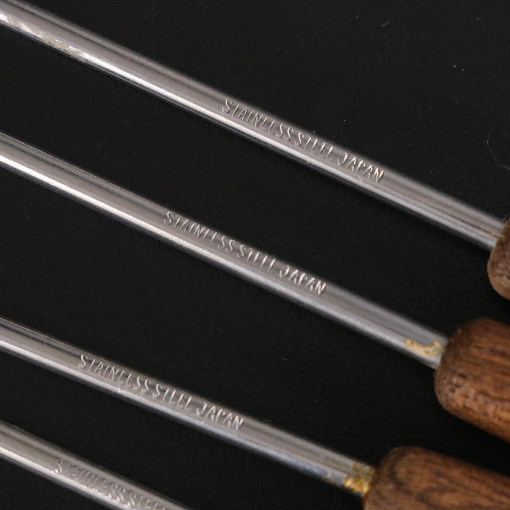 Mid Century Modern Serveware with Glass Divided Relish, Fondue Forks, and More