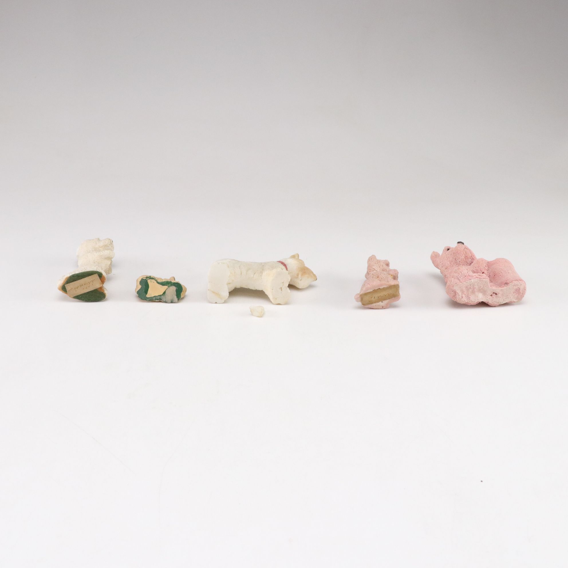 Ceramic & Carved Stone Westie and Terrier Figurines