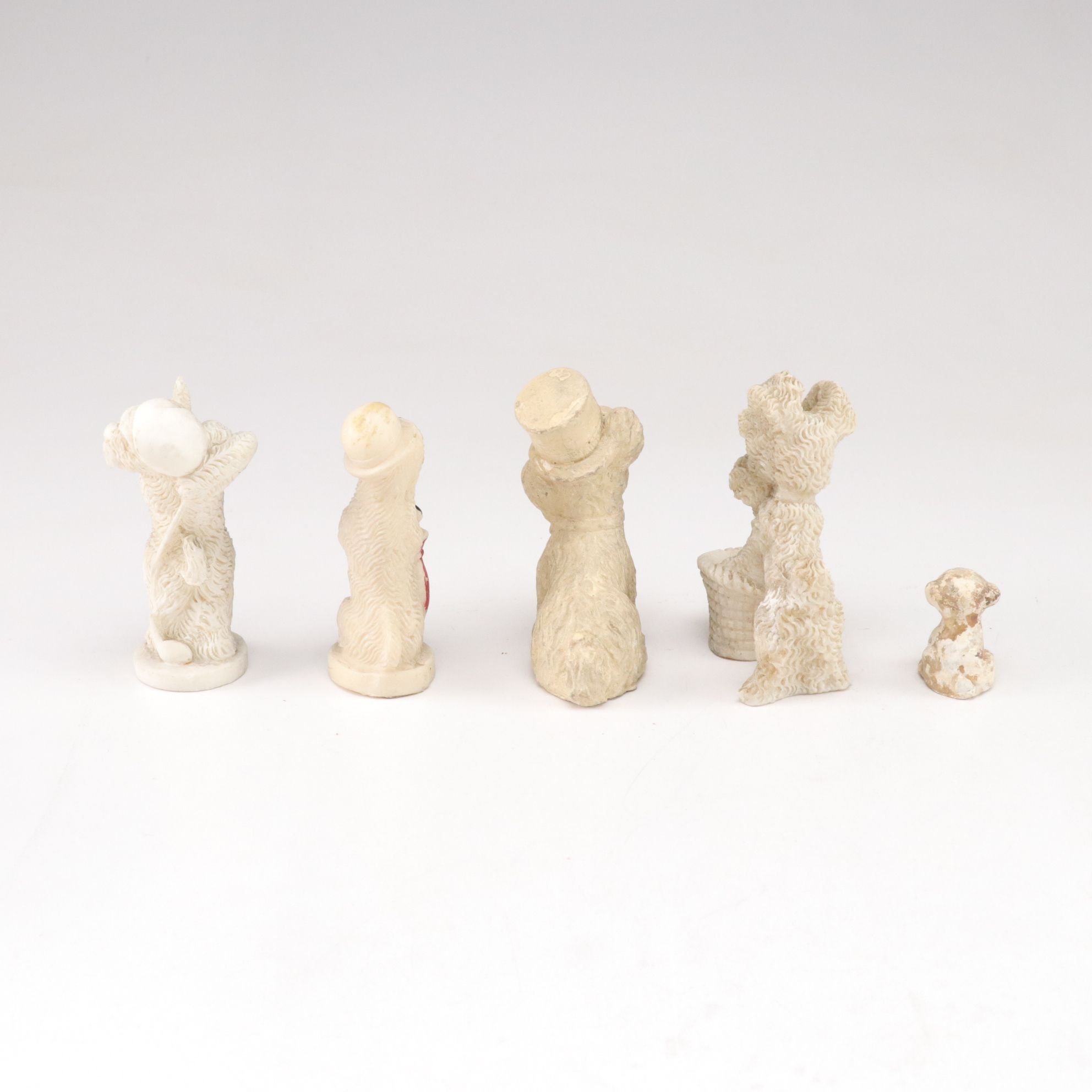 Ceramic & Carved Stone Westie and Terrier Figurines