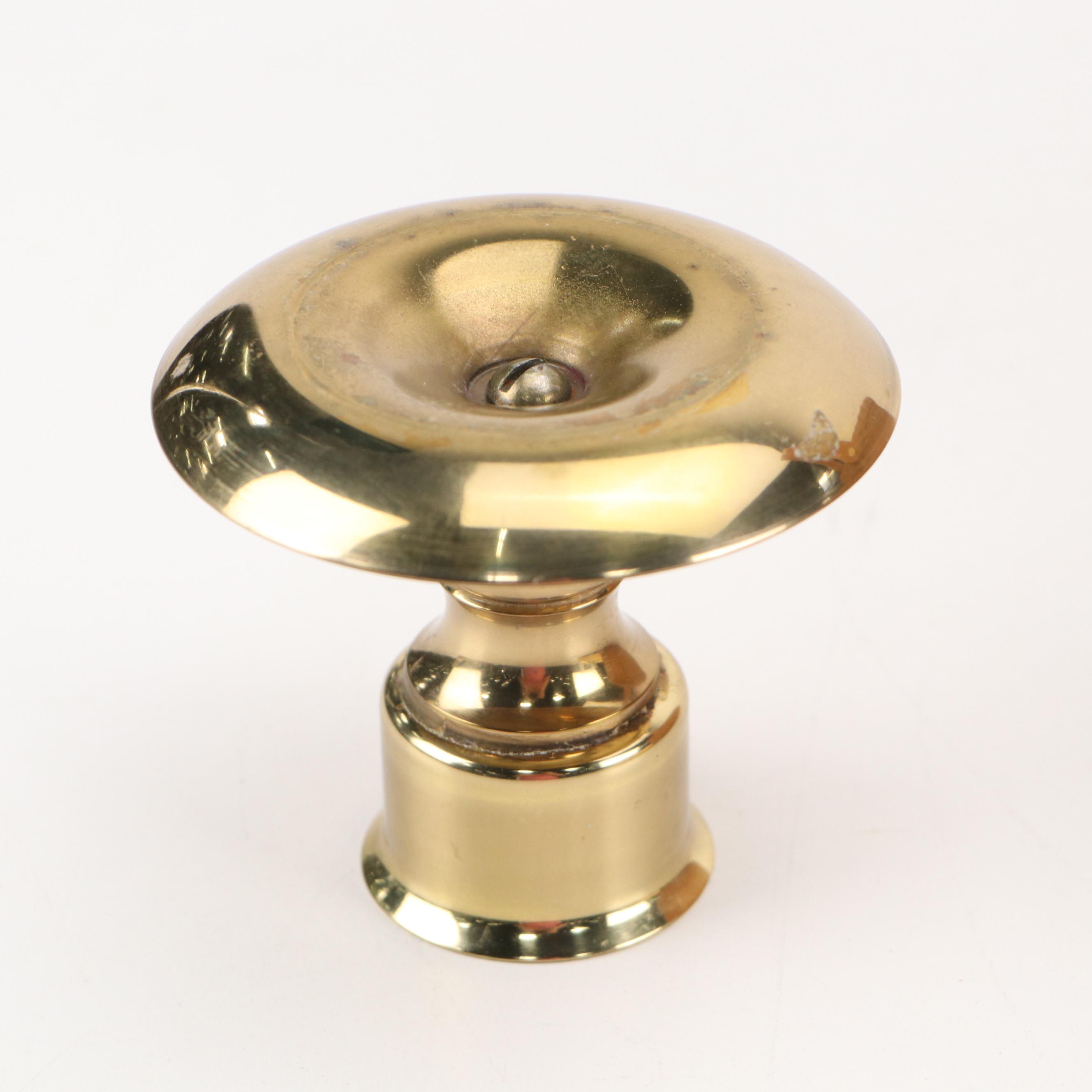 Baldwin and Other Brass Candle Holders, Brass Sconce, and More