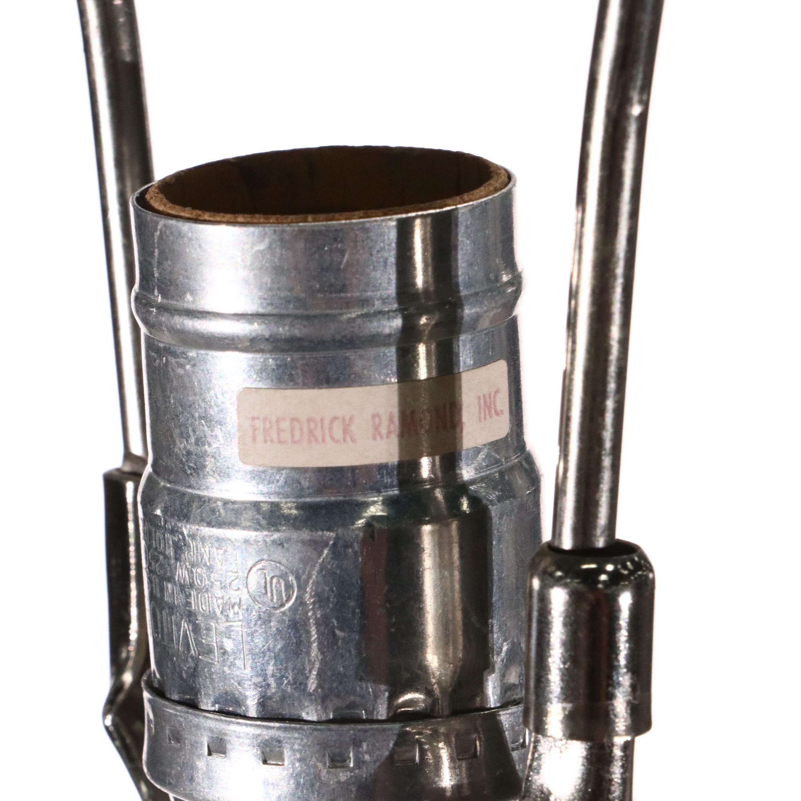 Frederick Ramond Postmodern Floor Lamp with Pyramid Cotton Lamp, 1987