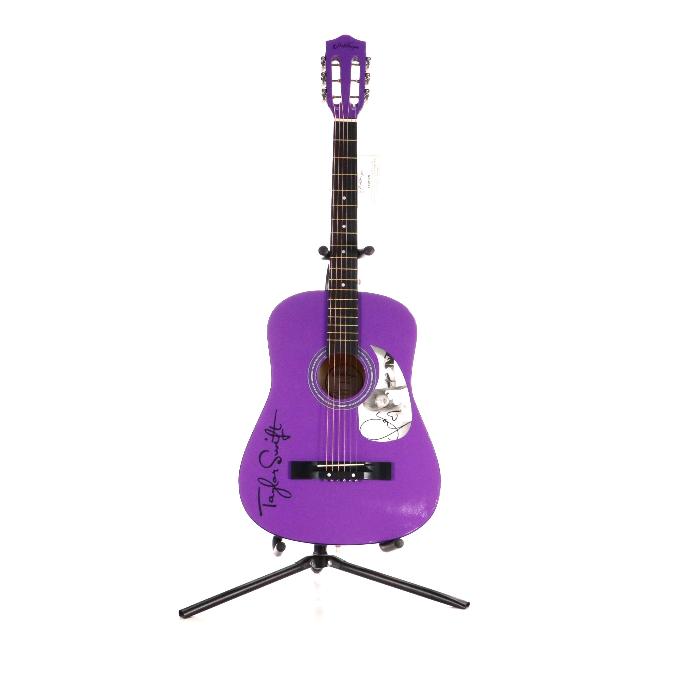 Taylor Swift Decal-Signed Ashthorpe Acoustic Guitar with JSA