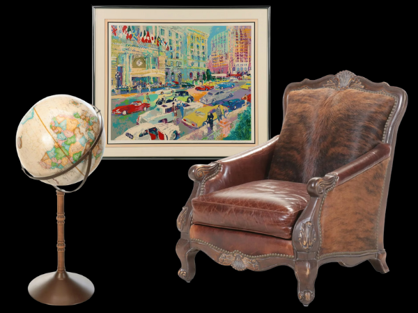 Curated Collection: Leroy Neiman Serigraphs, Jackson Carter Furniture, Hand-Knotted Carpets & More
