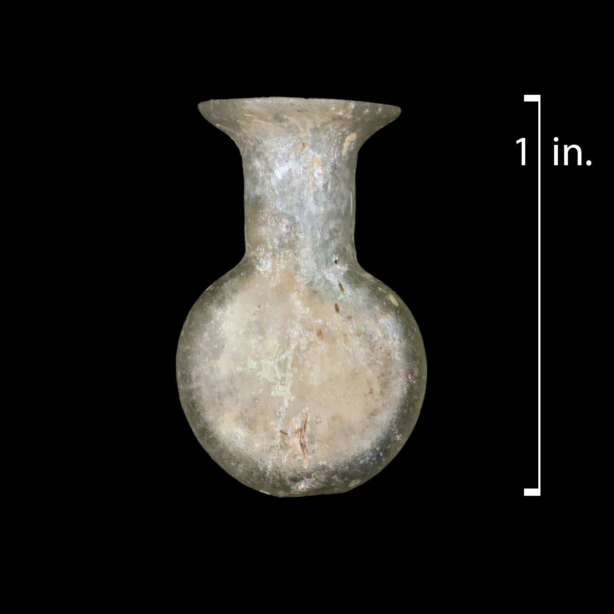 Ancient Roman Miniature Glass Bottle
