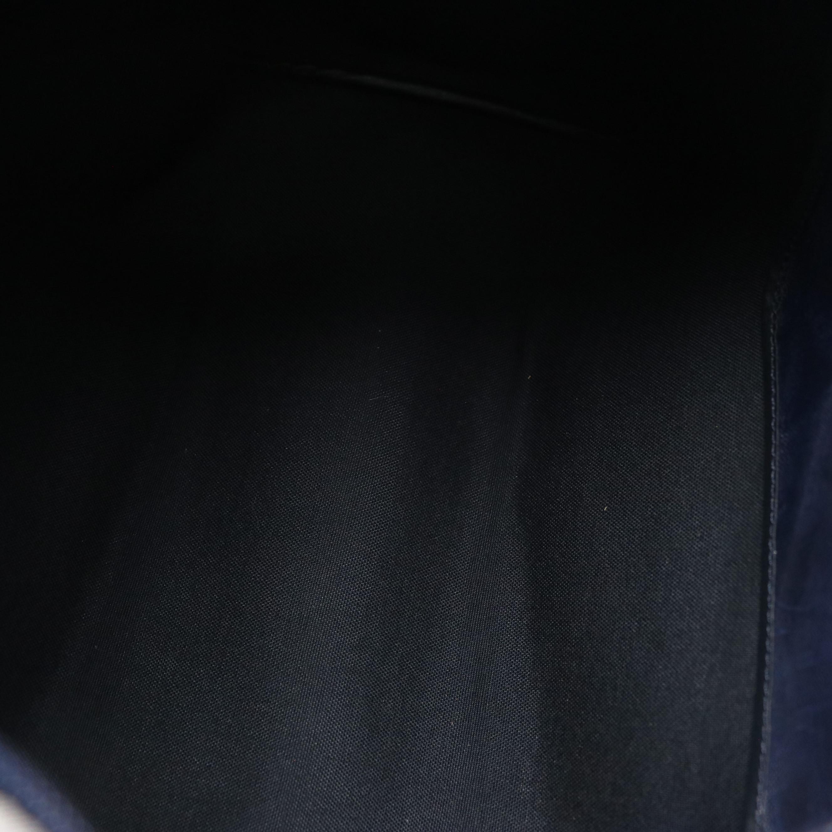 Christian Dior Boston Weekender Bag in Navy Blue Diorissimo Canvas and Leather