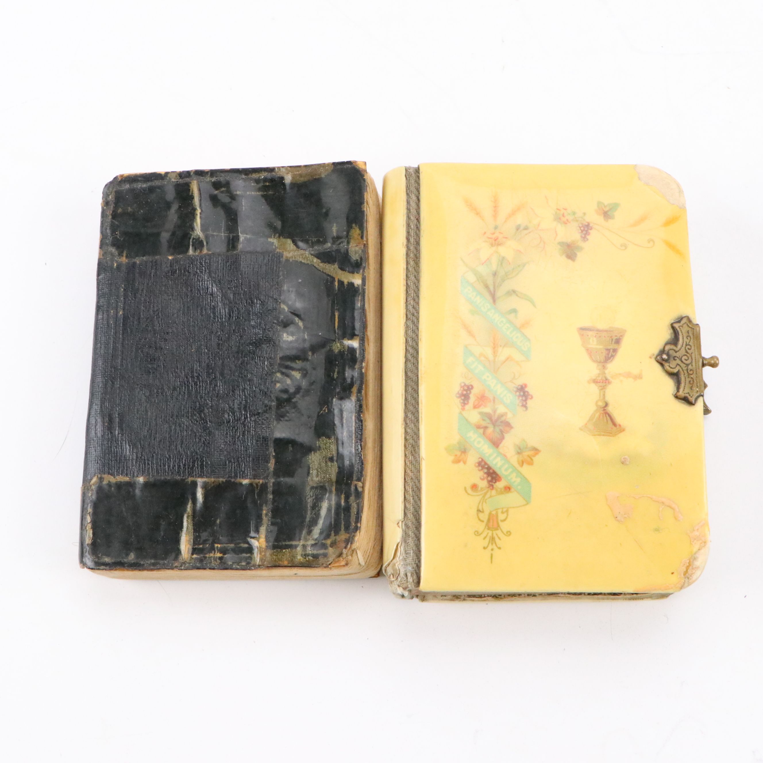 "The Key of Heaven" Antique Prayer Book with Wood Boxes, Photographs and More