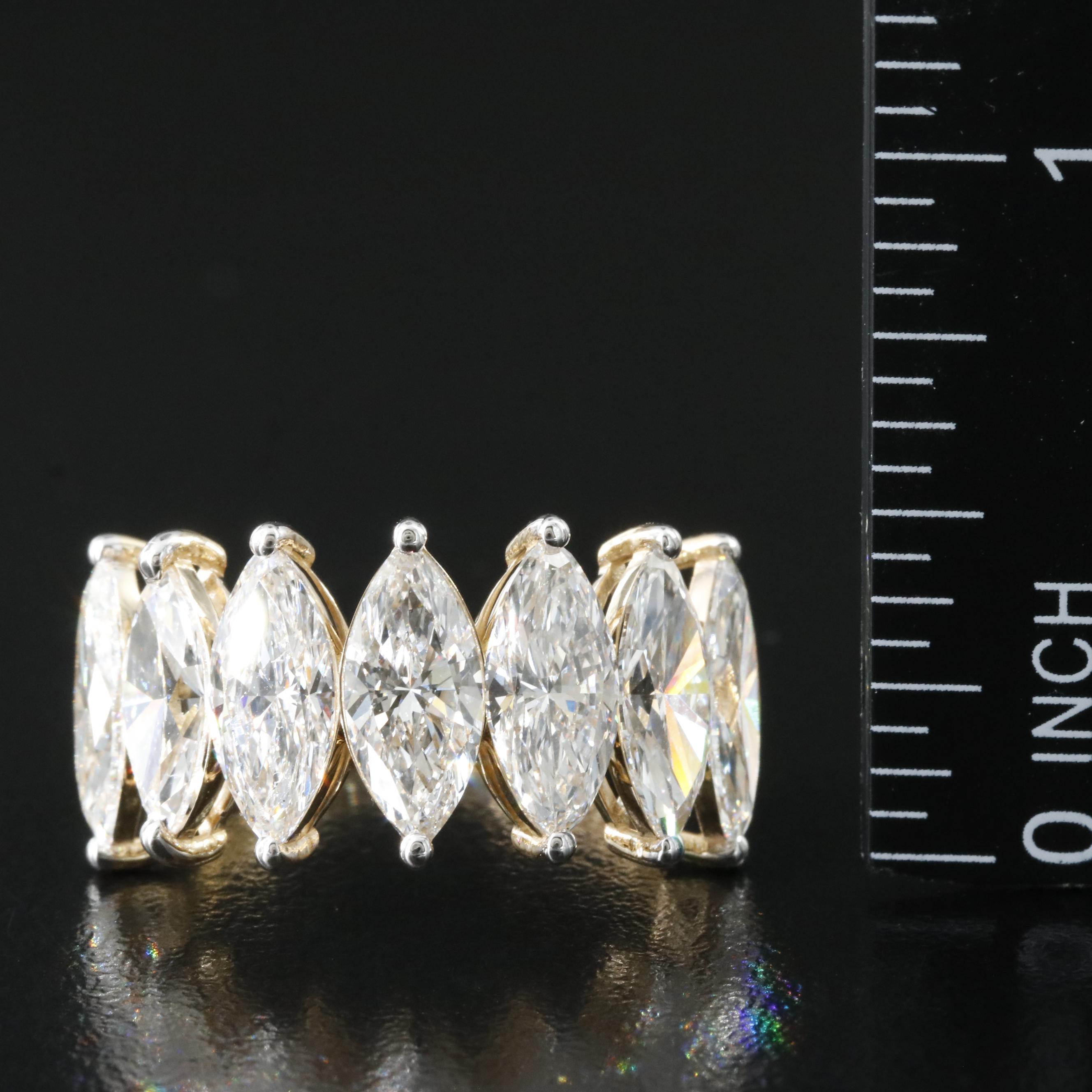 14K 6.22 CTW Lab Grown Diamond Ring