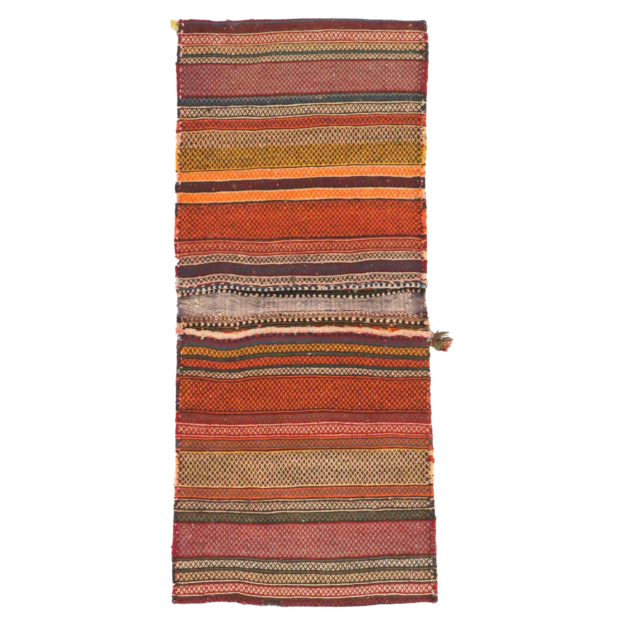 Handwoven Persian Bakhtiari Saddle Bag