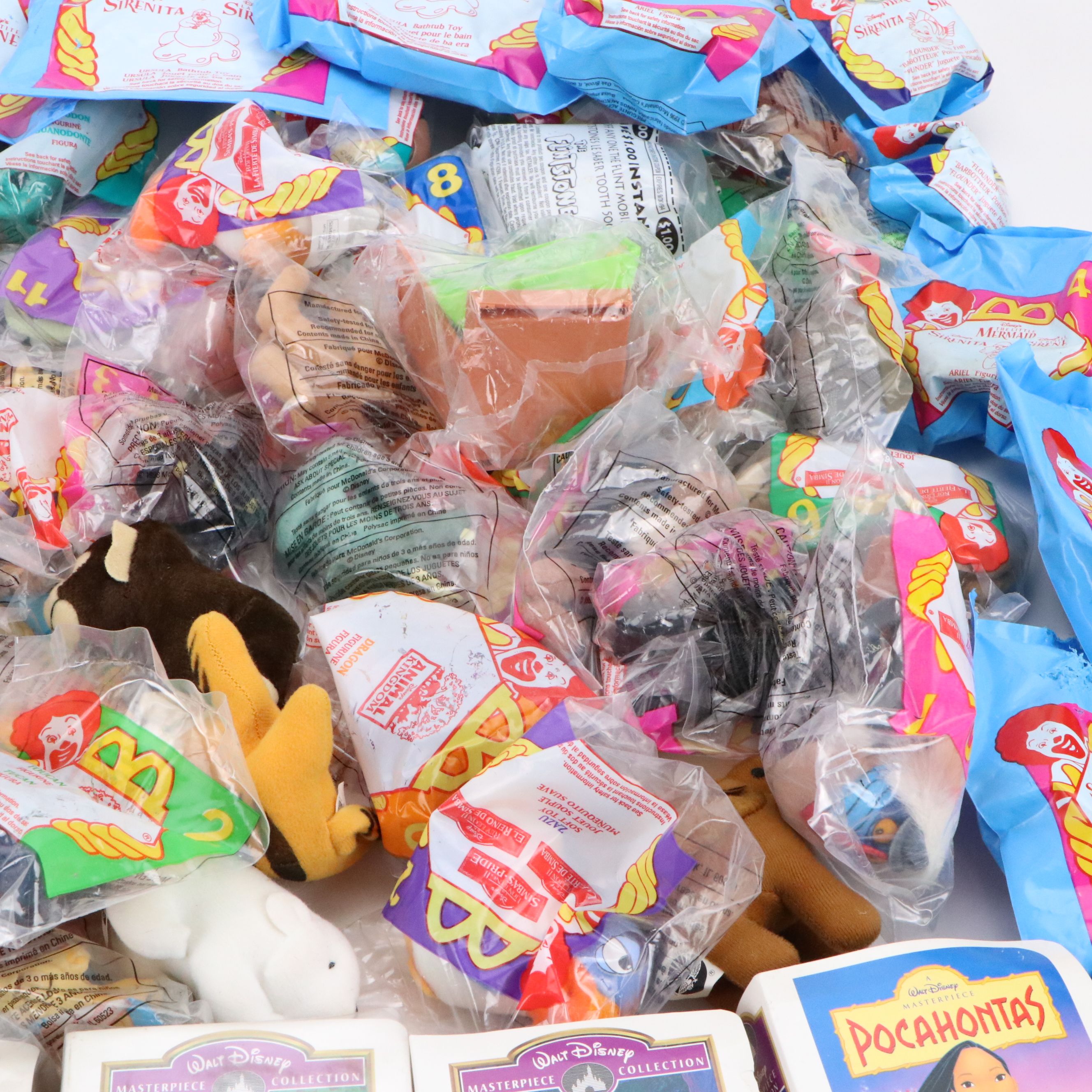 McDonald's Happy Meal Disney Movie Dolls, "Lion King II" Plush Toys and More