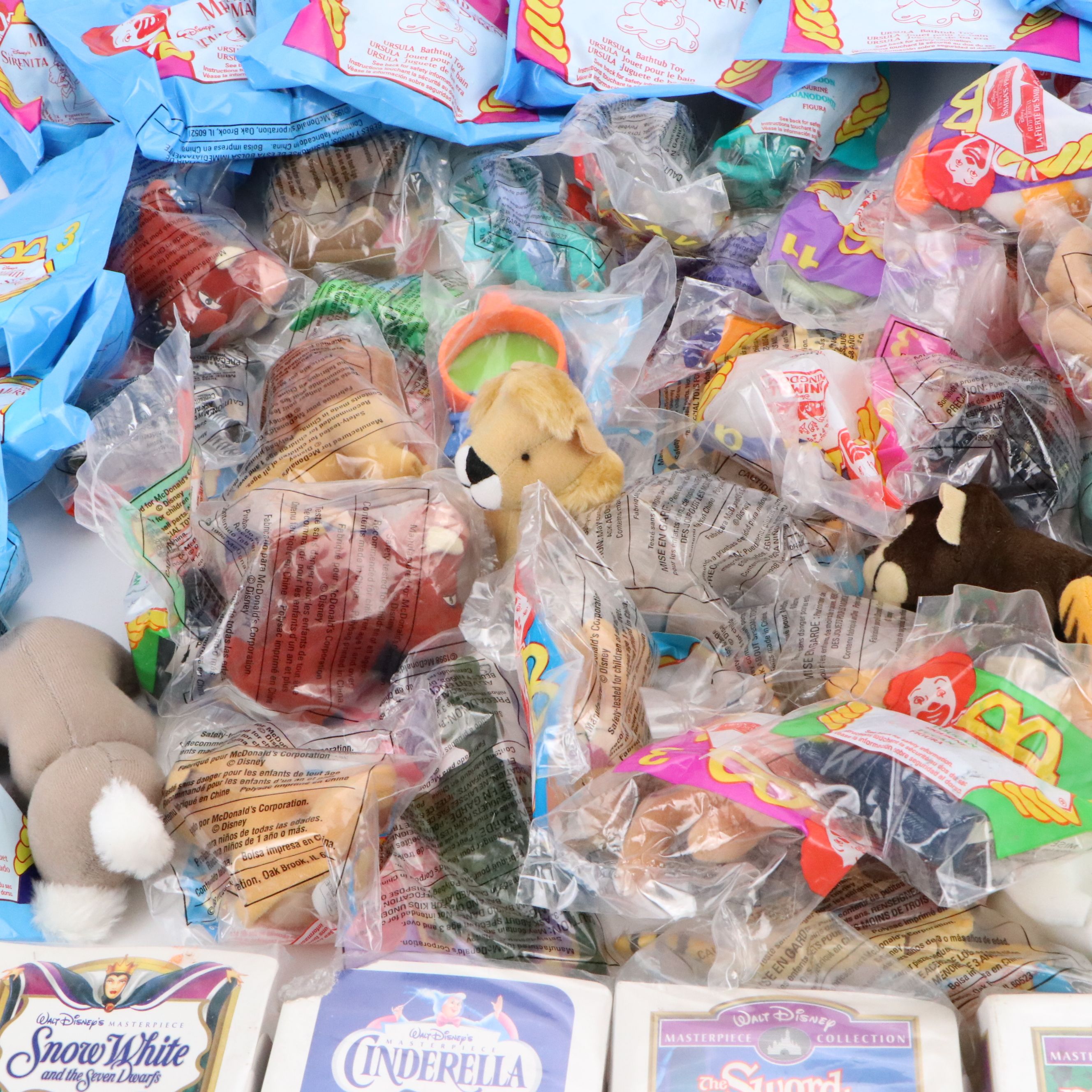 McDonald's Happy Meal Disney Movie Dolls, "Lion King II" Plush Toys and More