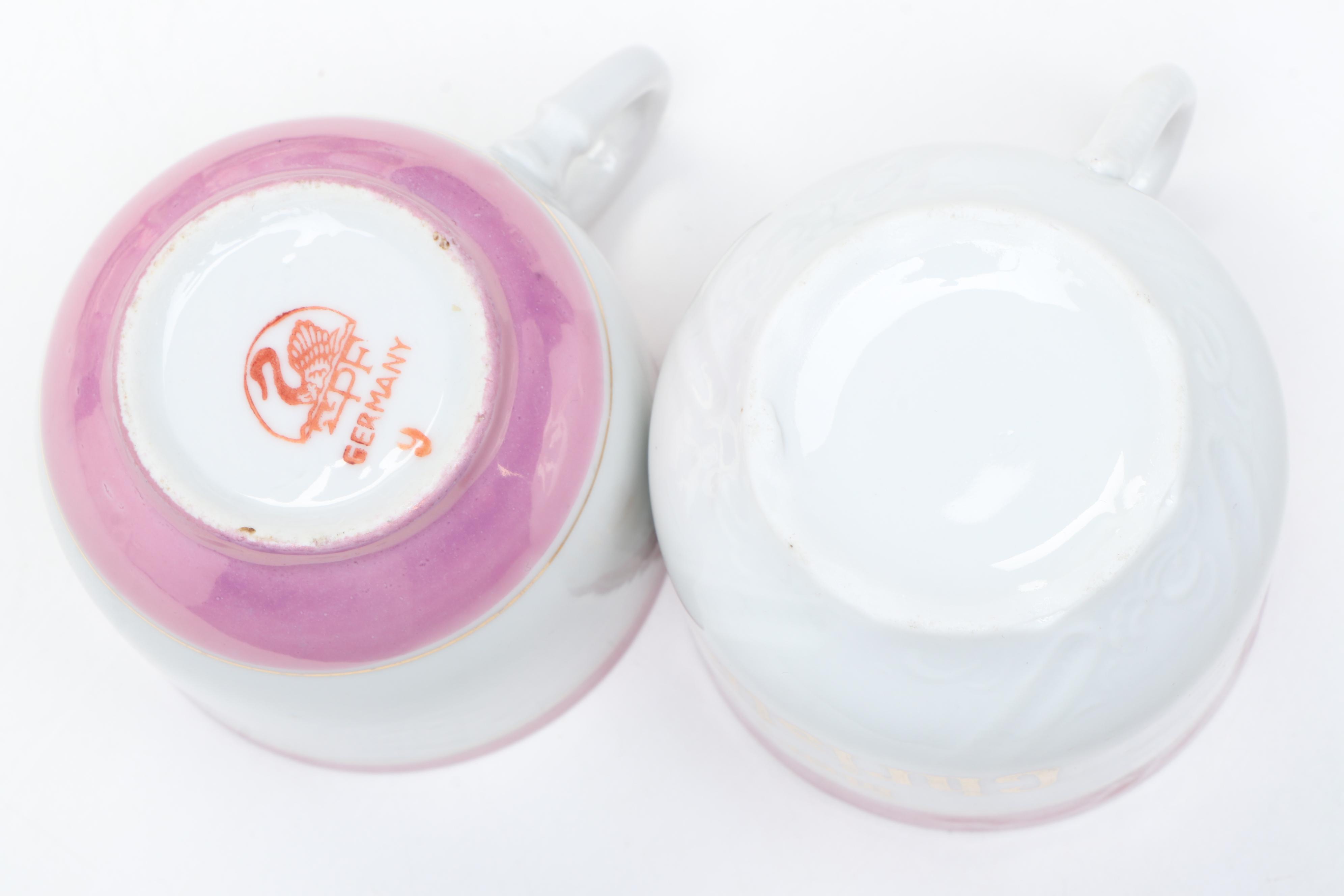 German and Other Victorian Porcelain Table Accessories