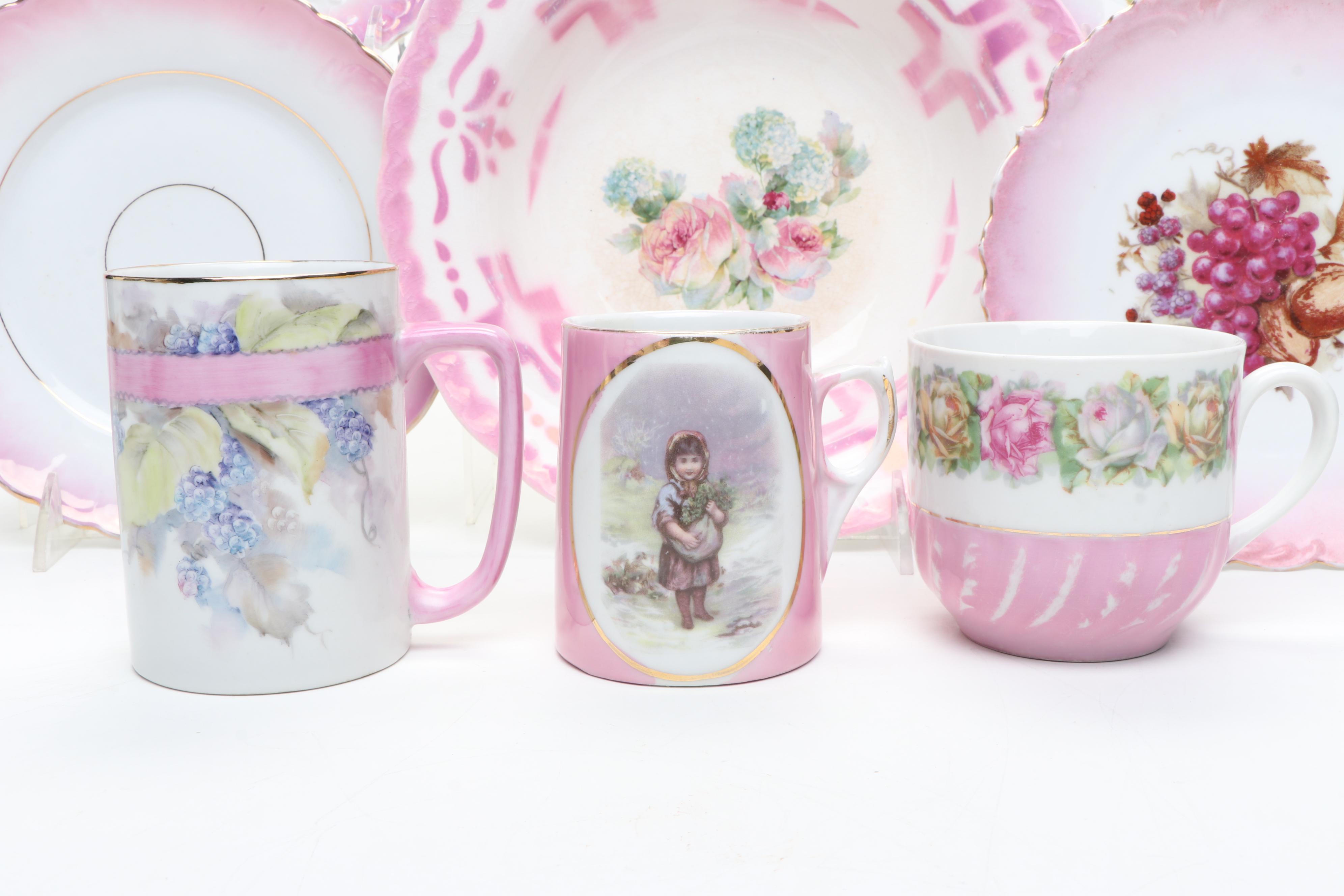 German and Other Victorian Porcelain Table Accessories