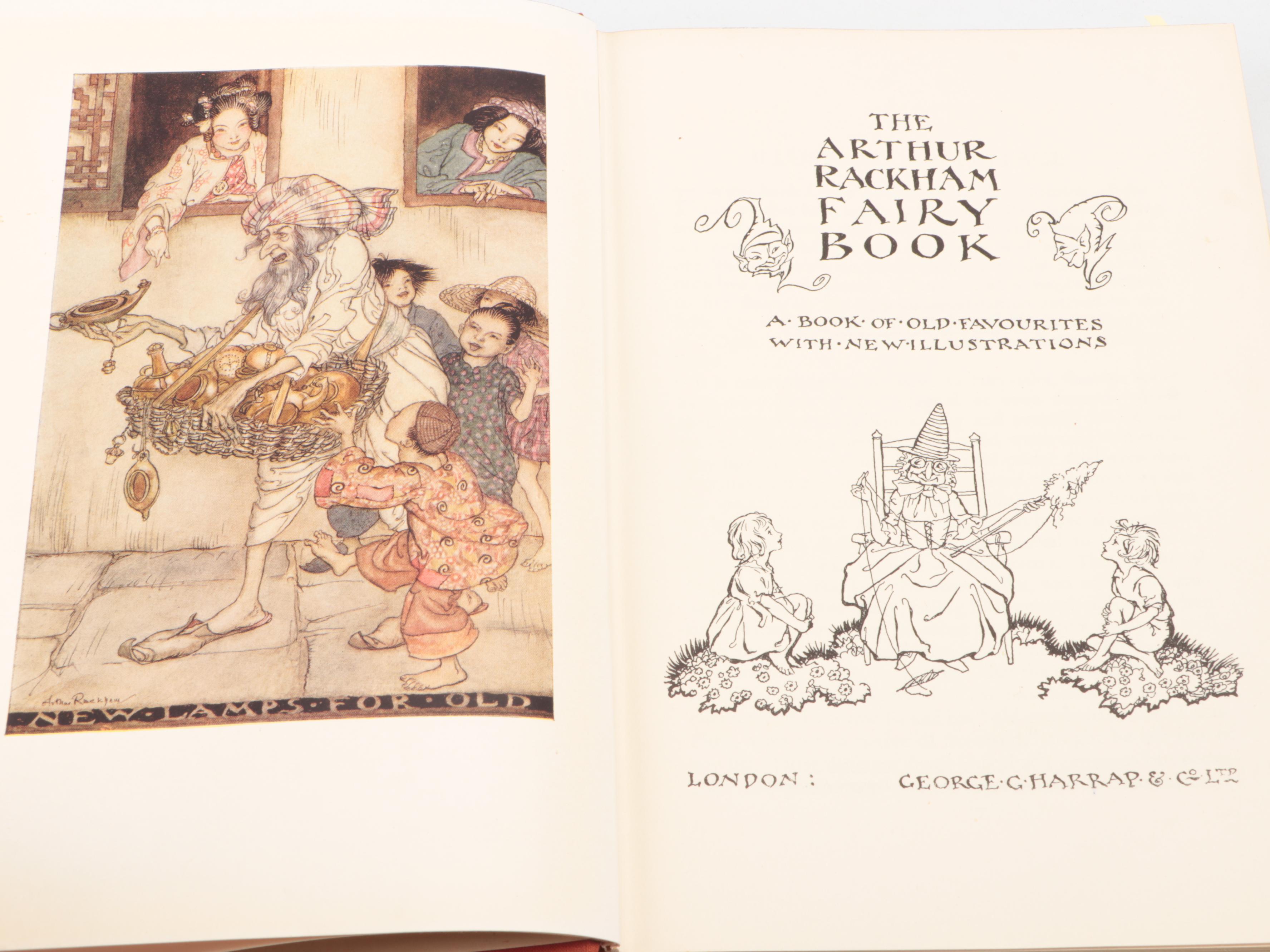 First Edition "The Arthur Rackham Fairy Book" by Arthur Rackham, 1933
