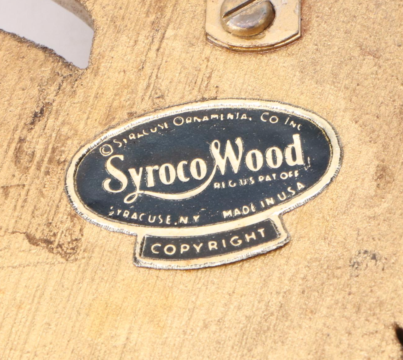 Syroco Hollywood Regency Gilt Finished Wood Fruit Wall Hangings