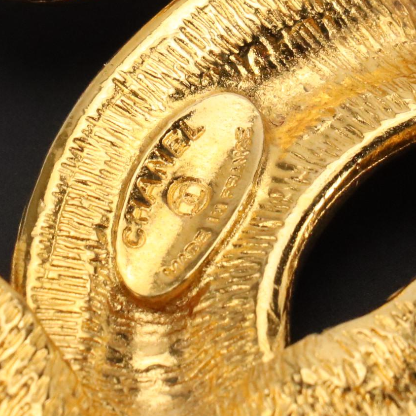 Chanel Large Quilted CC Brooch Pin