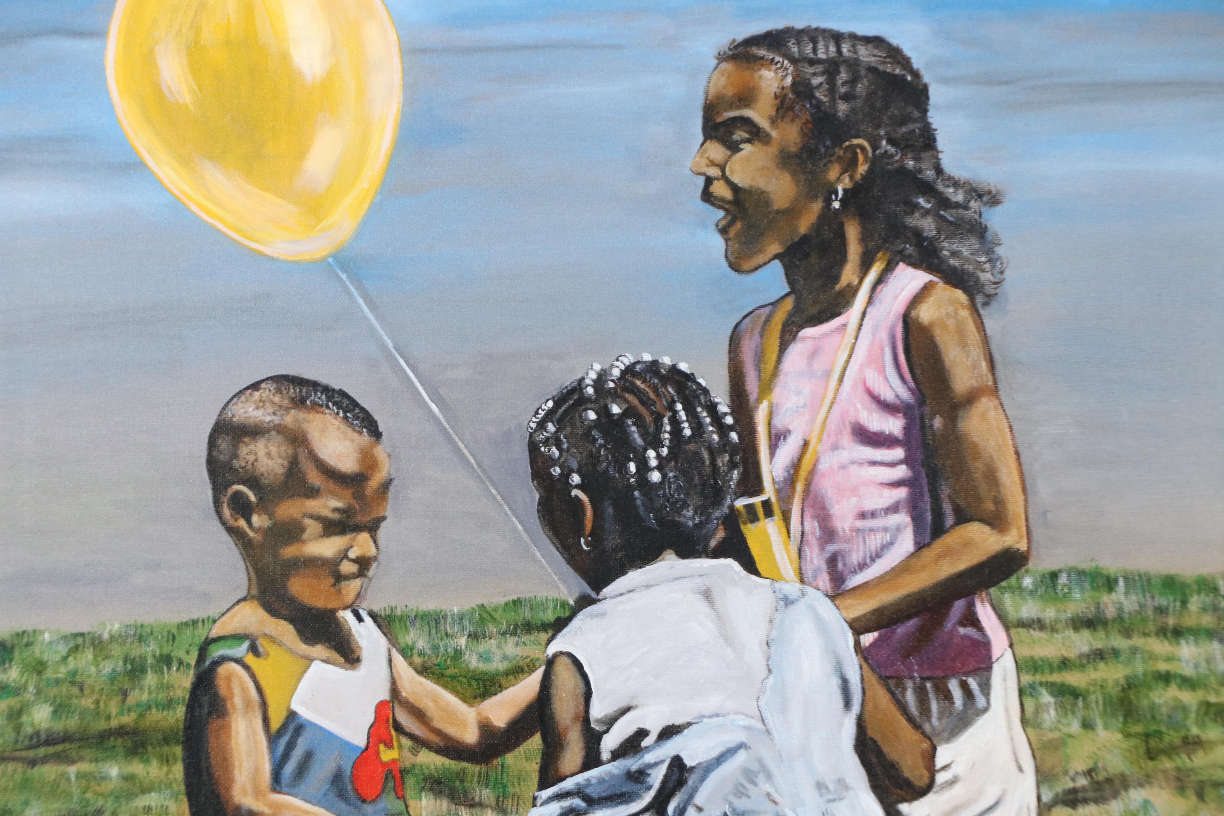 Clifford Darrett Oil Painting "Let's Dance," Late 20th or 21st Century