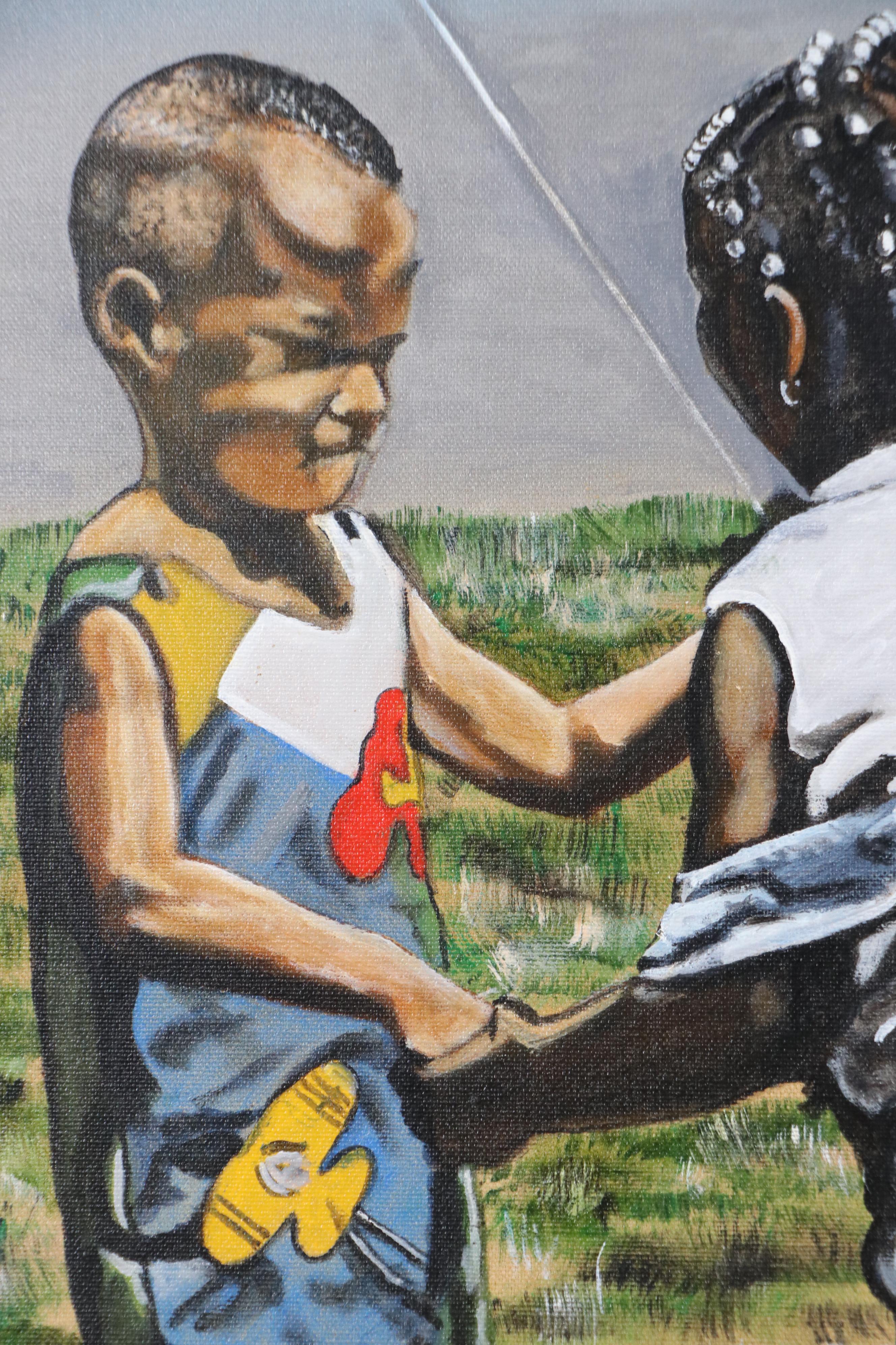 Clifford Darrett Oil Painting "Let's Dance," Late 20th or 21st Century