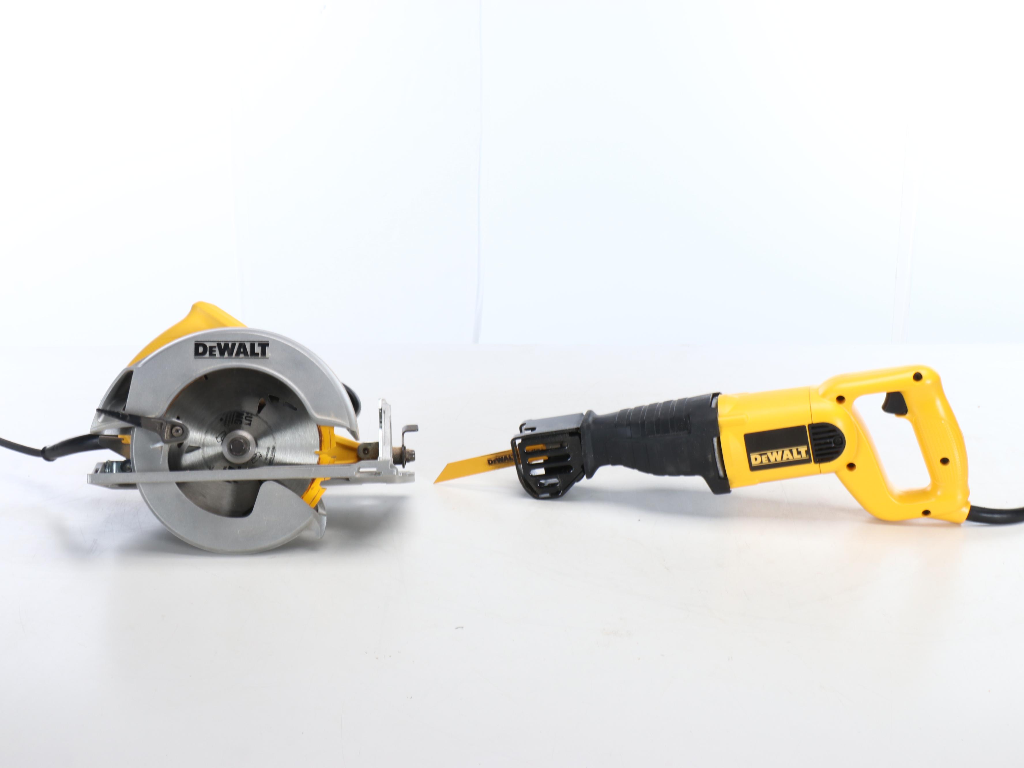 DeWalt Circular Saw and Reciprocating Saw