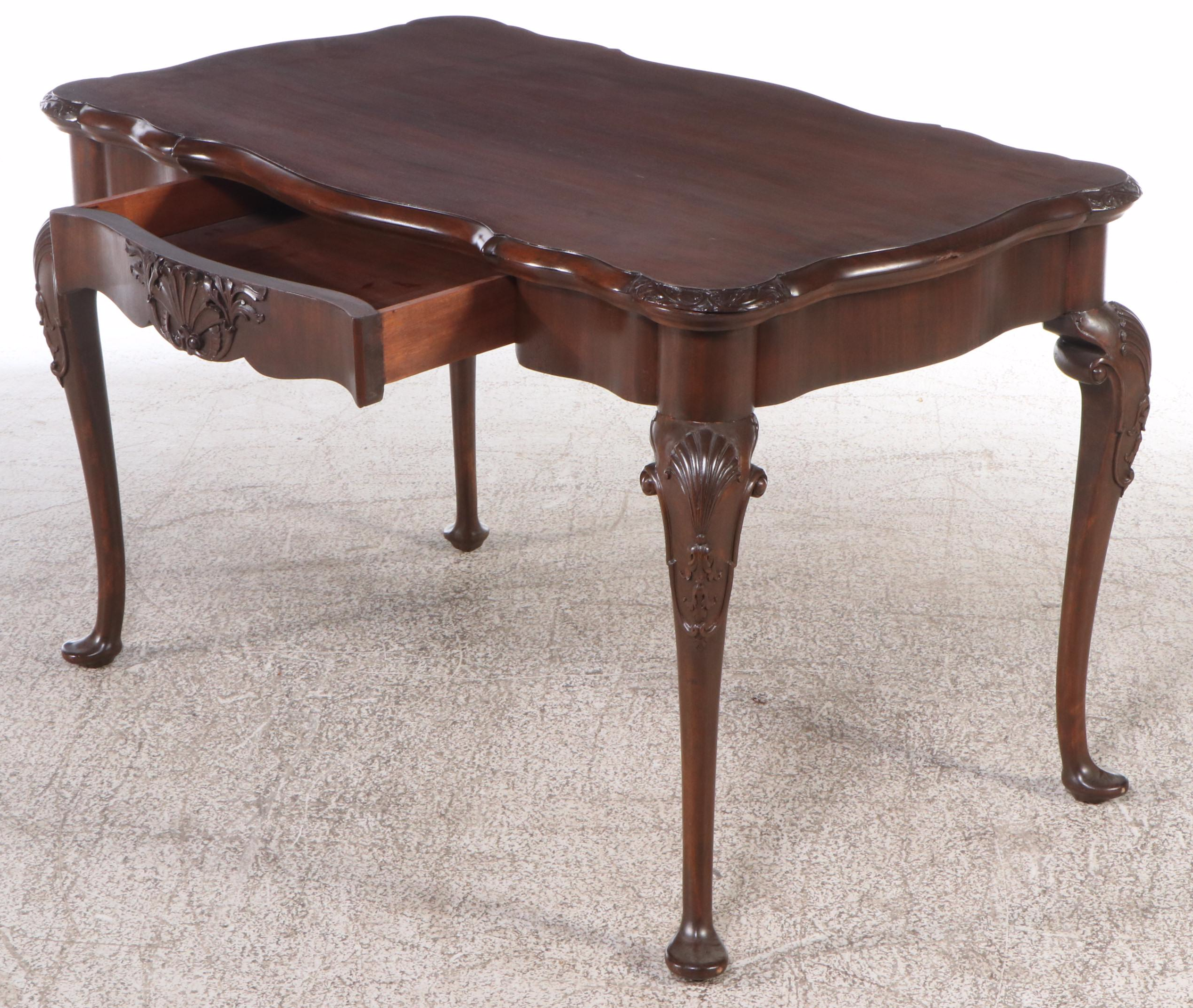 George II Style Mahogany Console Table
