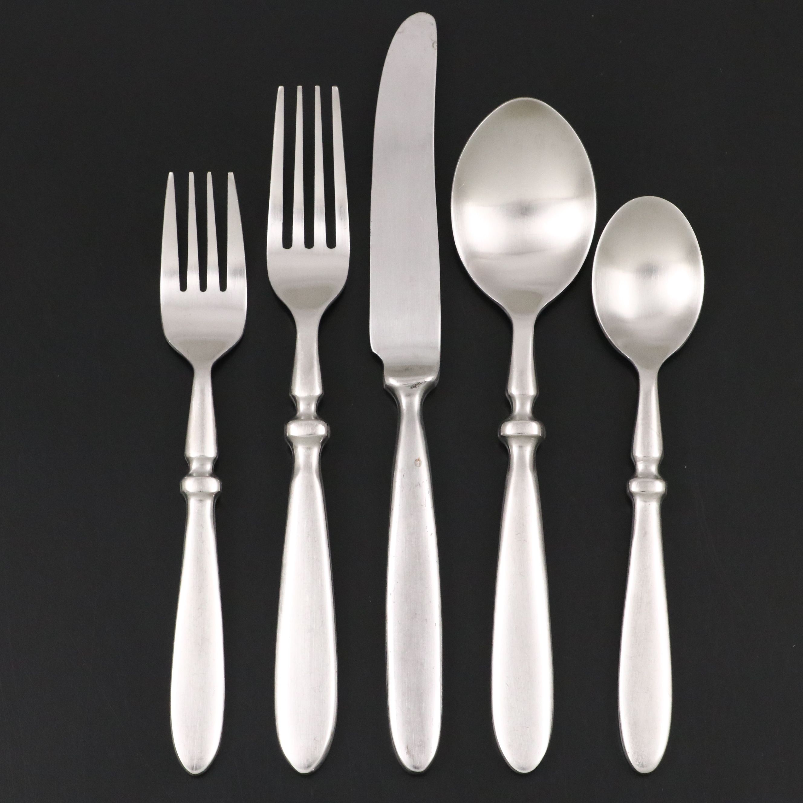 Hampton "Bistro" Satin Finish Stainless Flatware