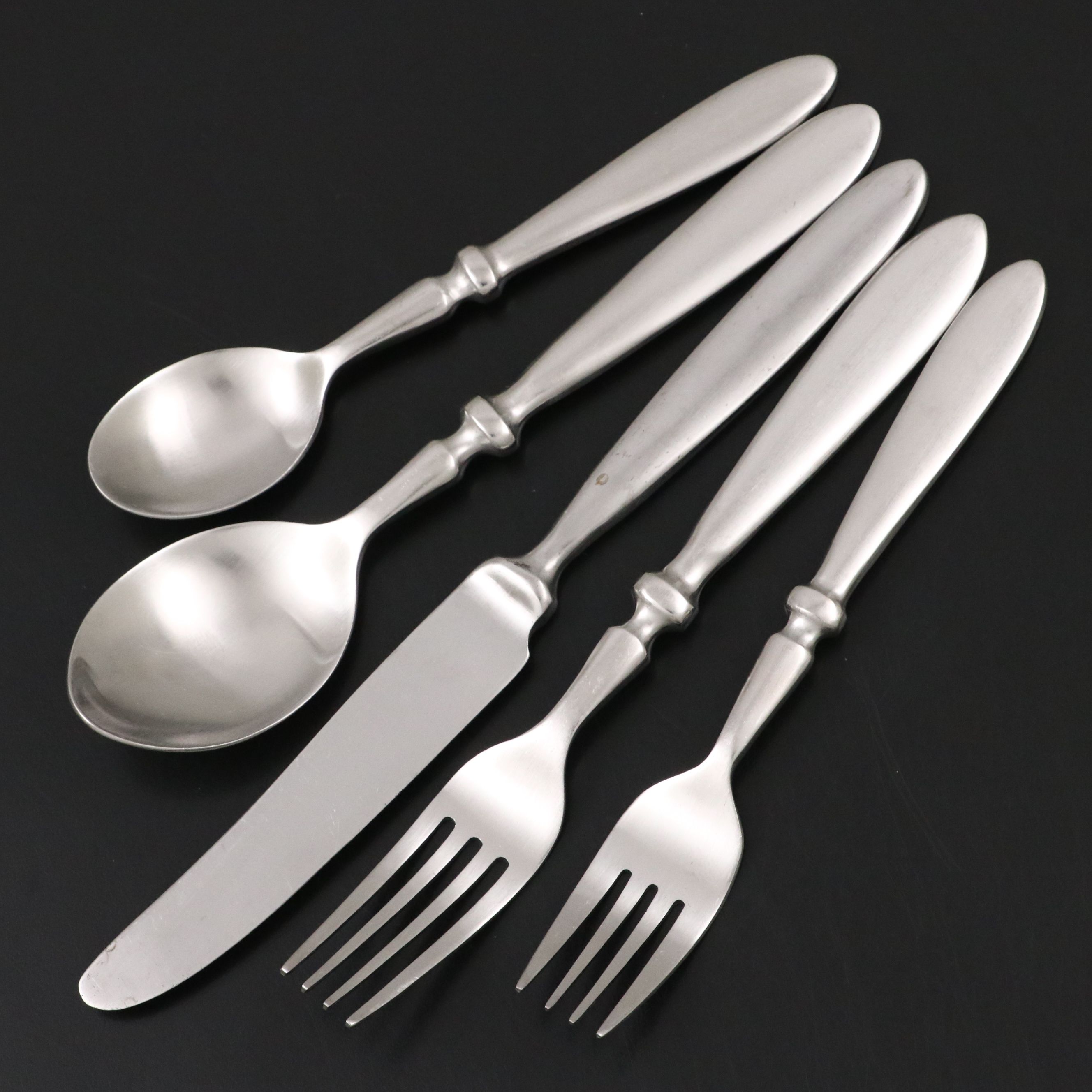 Hampton "Bistro" Satin Finish Stainless Flatware