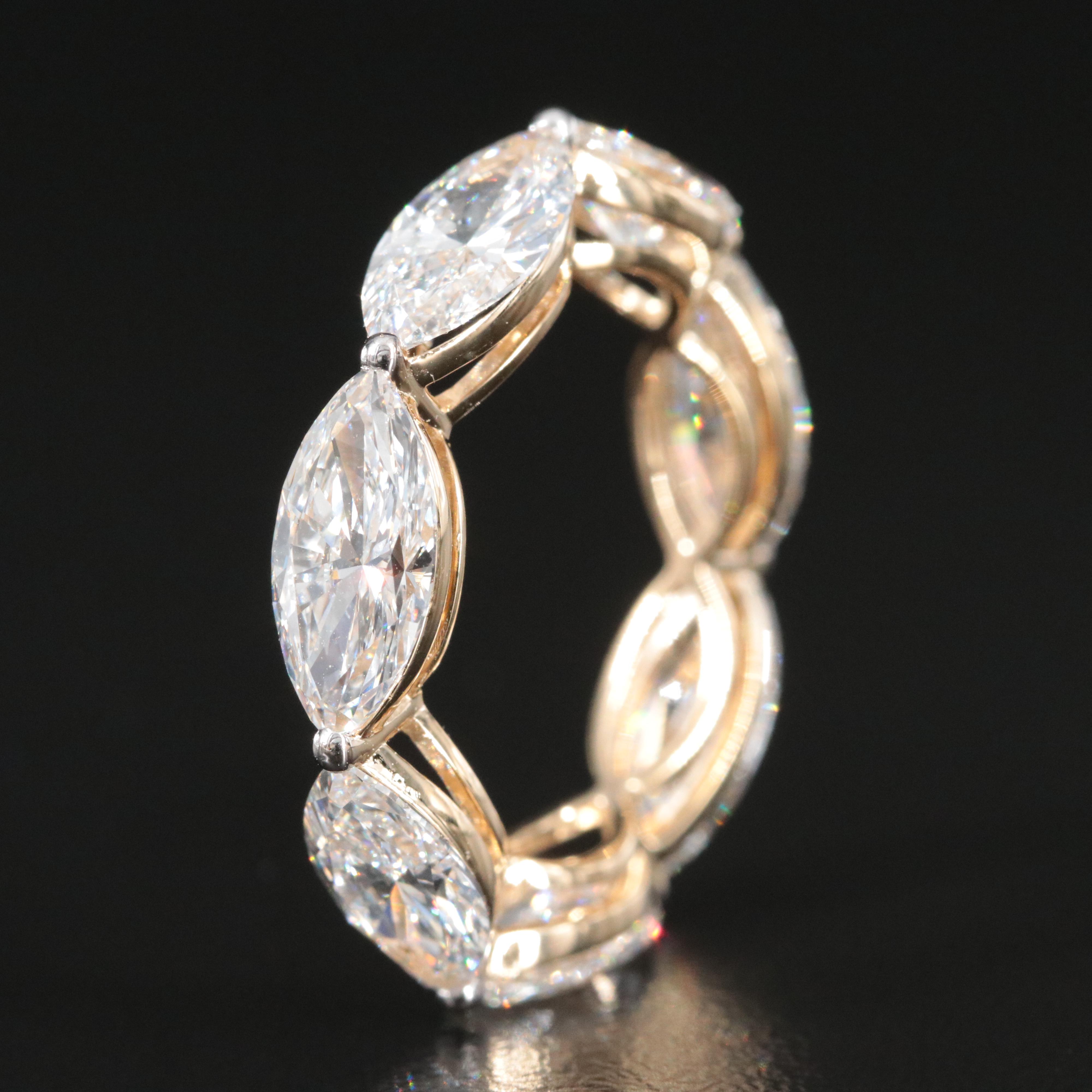 14K 6.30 CTW Lab Grown Diamond Eternity Band