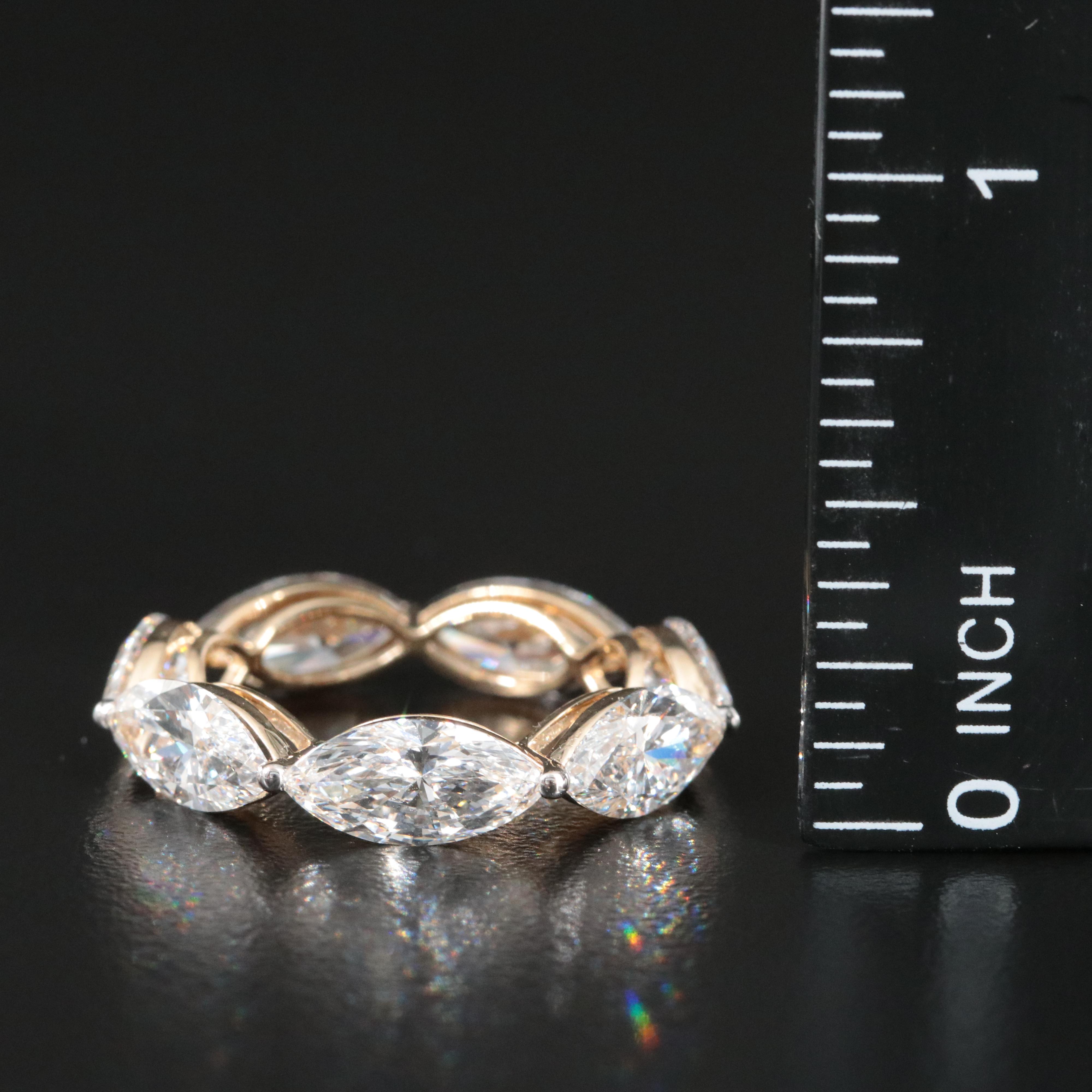 14K 6.30 CTW Lab Grown Diamond Eternity Band