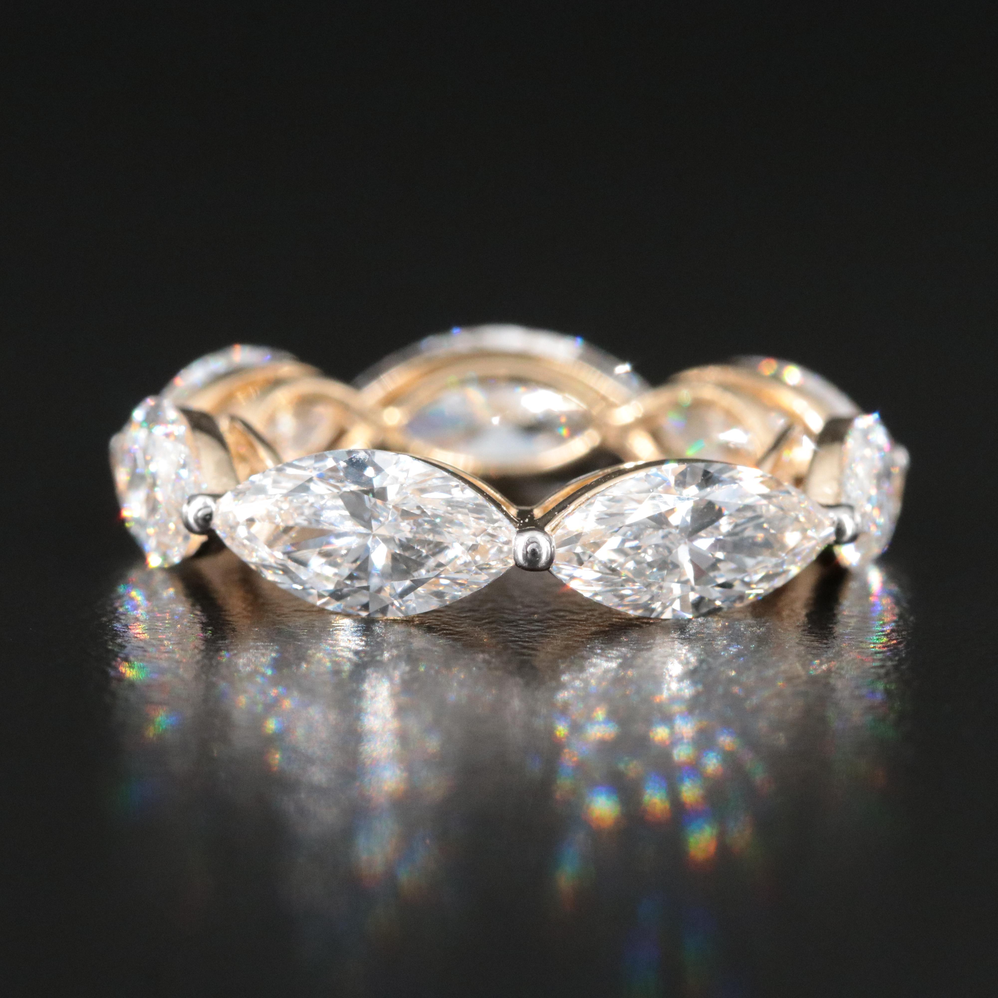 14K 6.30 CTW Lab Grown Diamond Eternity Band