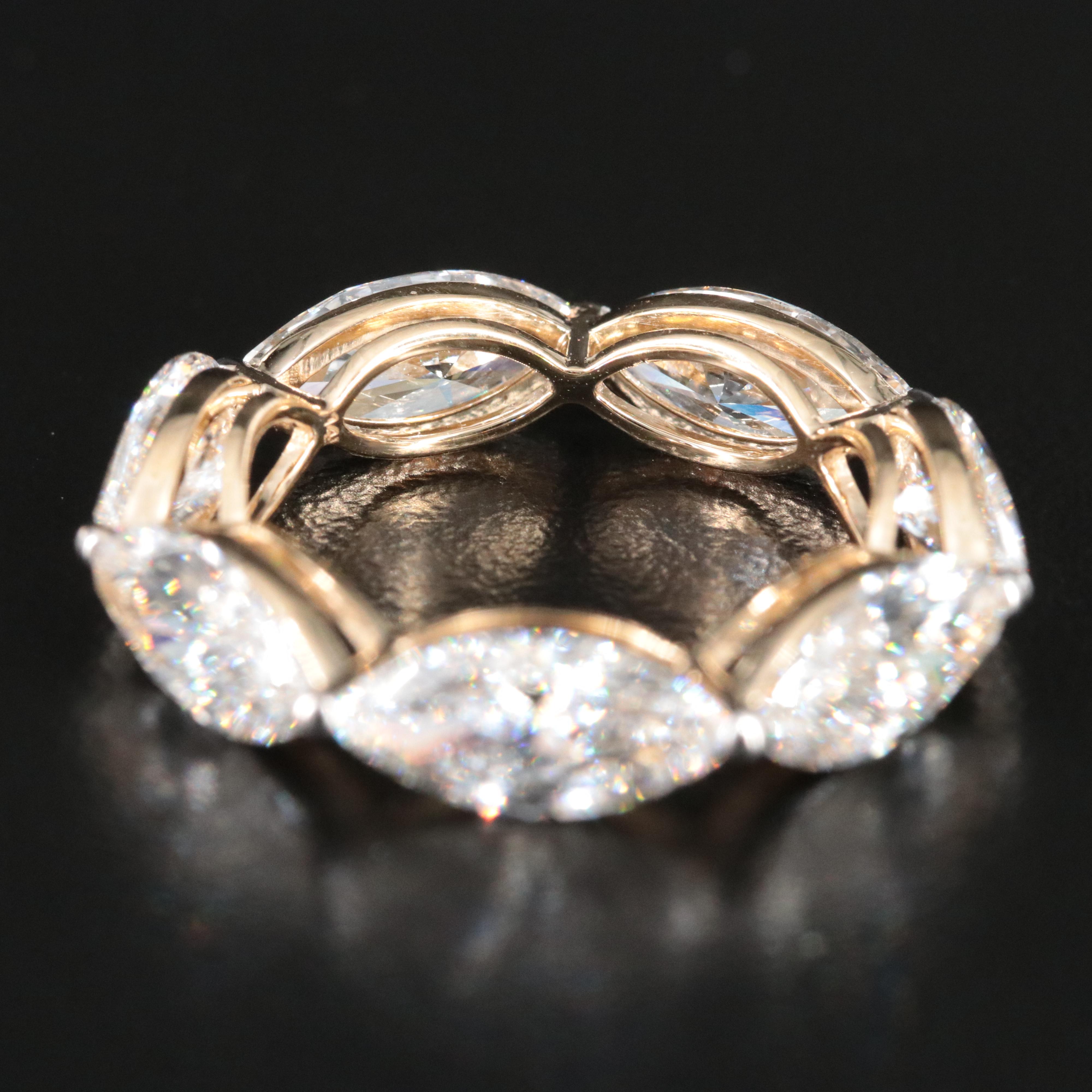 14K 6.30 CTW Lab Grown Diamond Eternity Band