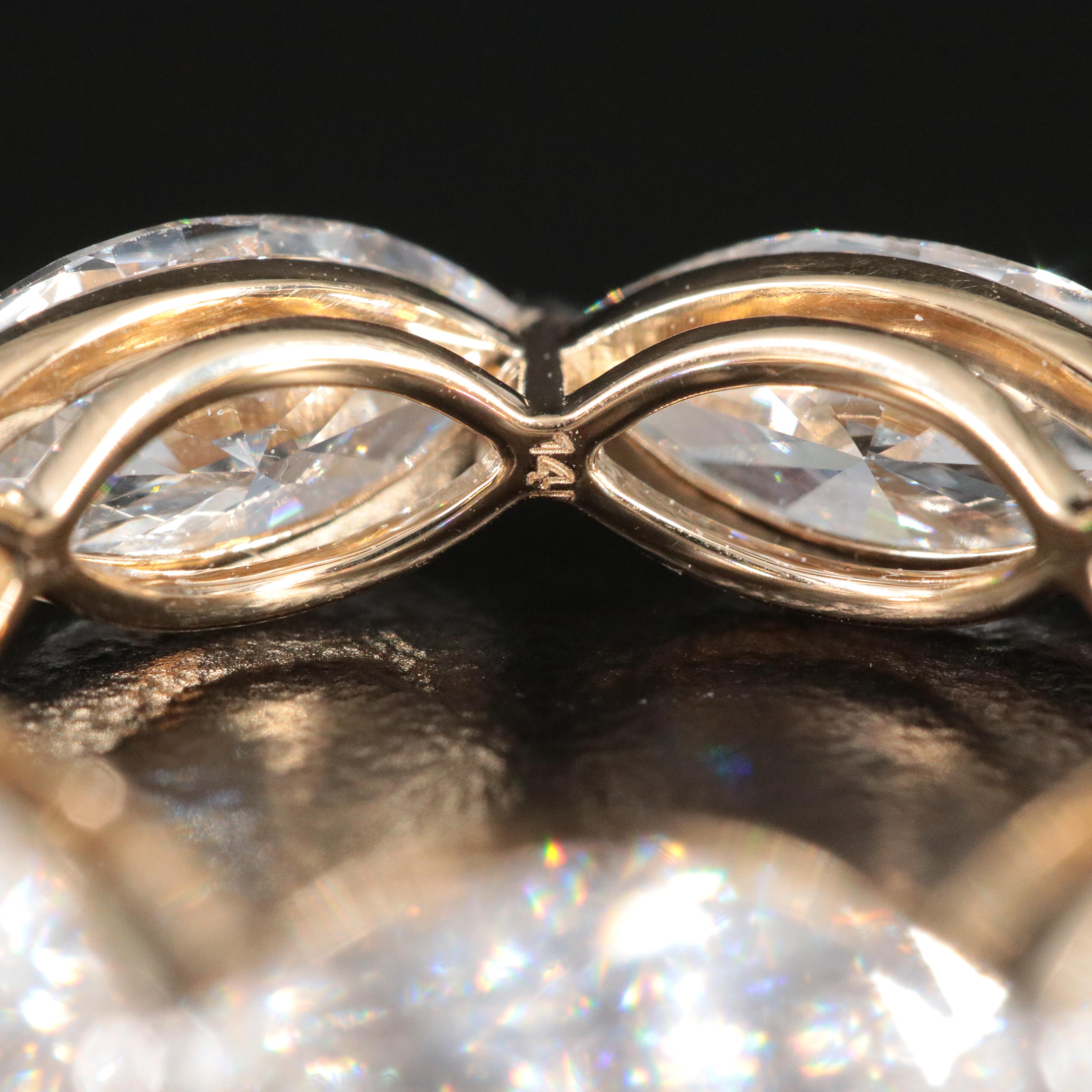 14K 6.30 CTW Lab Grown Diamond Eternity Band