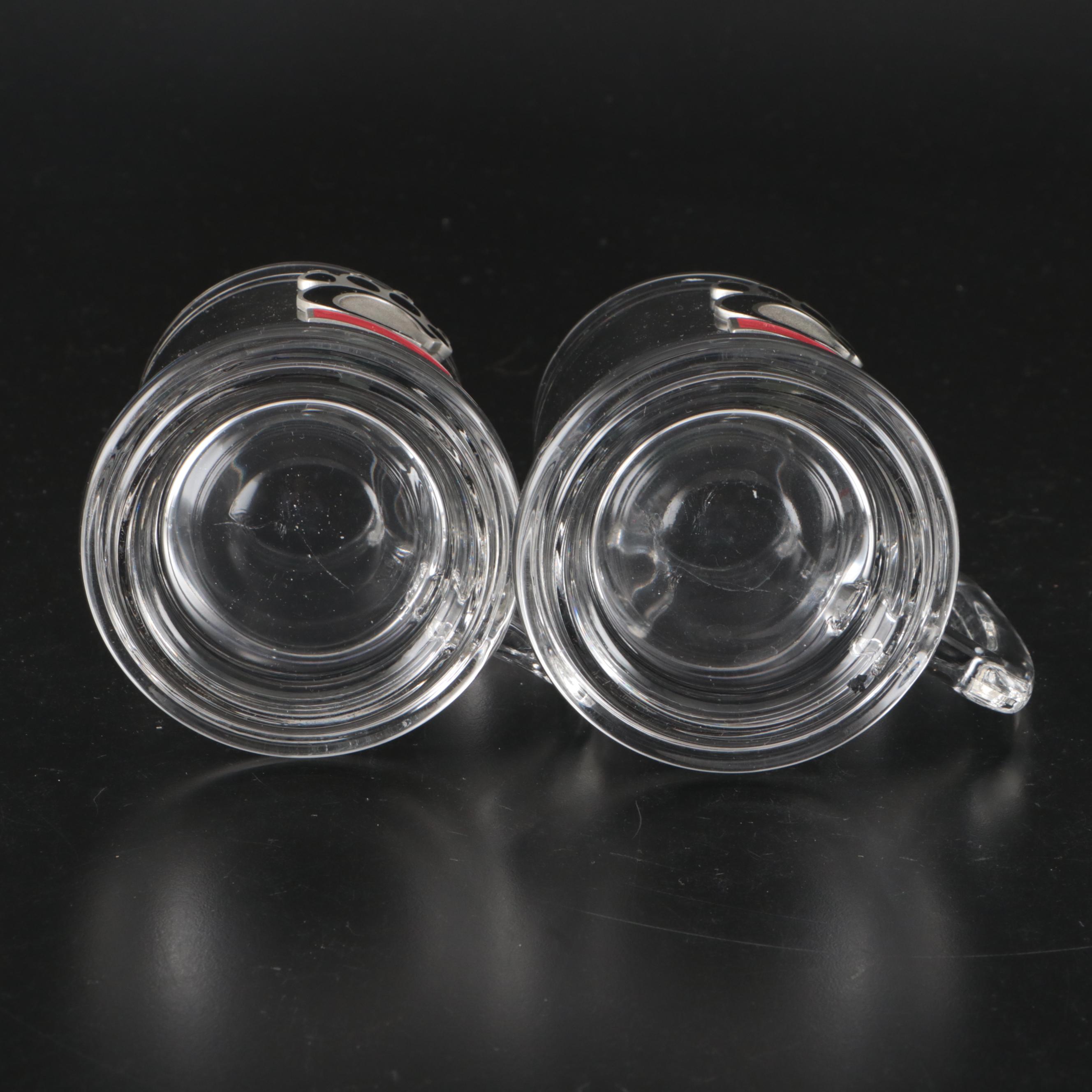 Cincinnati Bengals and Bearcats Beer and Wine Glasses with NFL Restaurant Guide