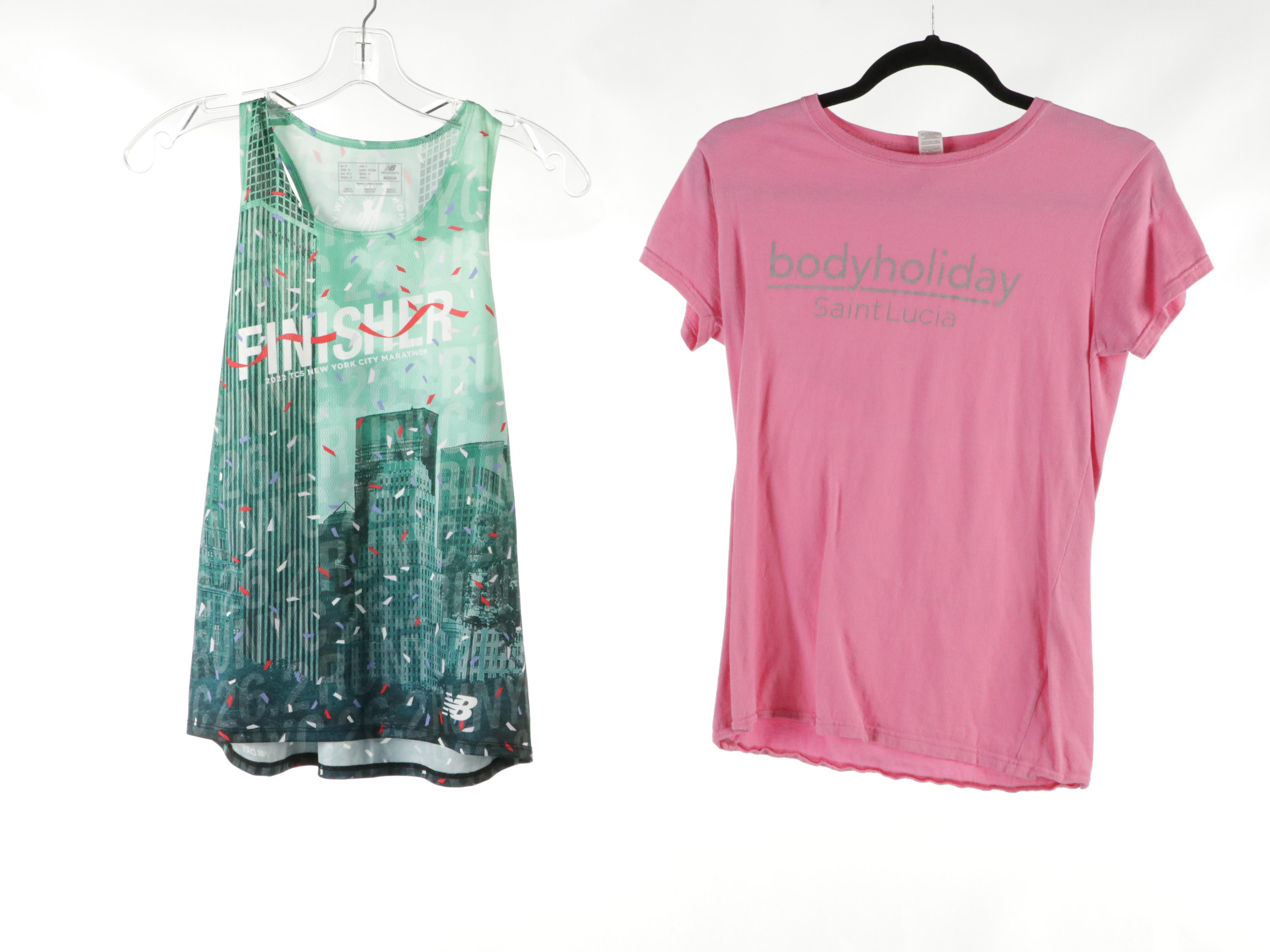 Running and Athletic Wear Performance Tops and Tees Including with Tags