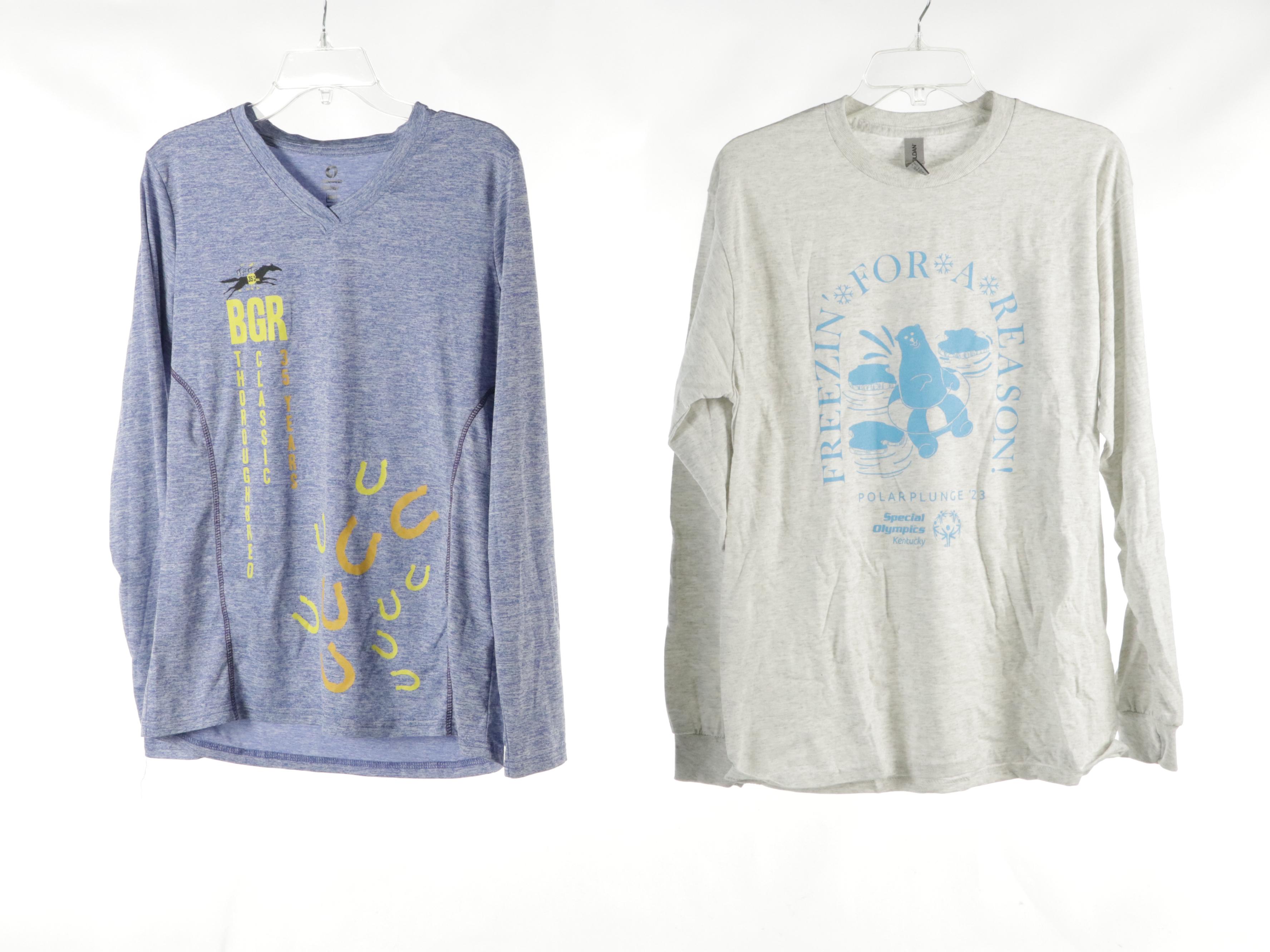 Running and Athletic Wear Performance Tops and Tees Including with Tags