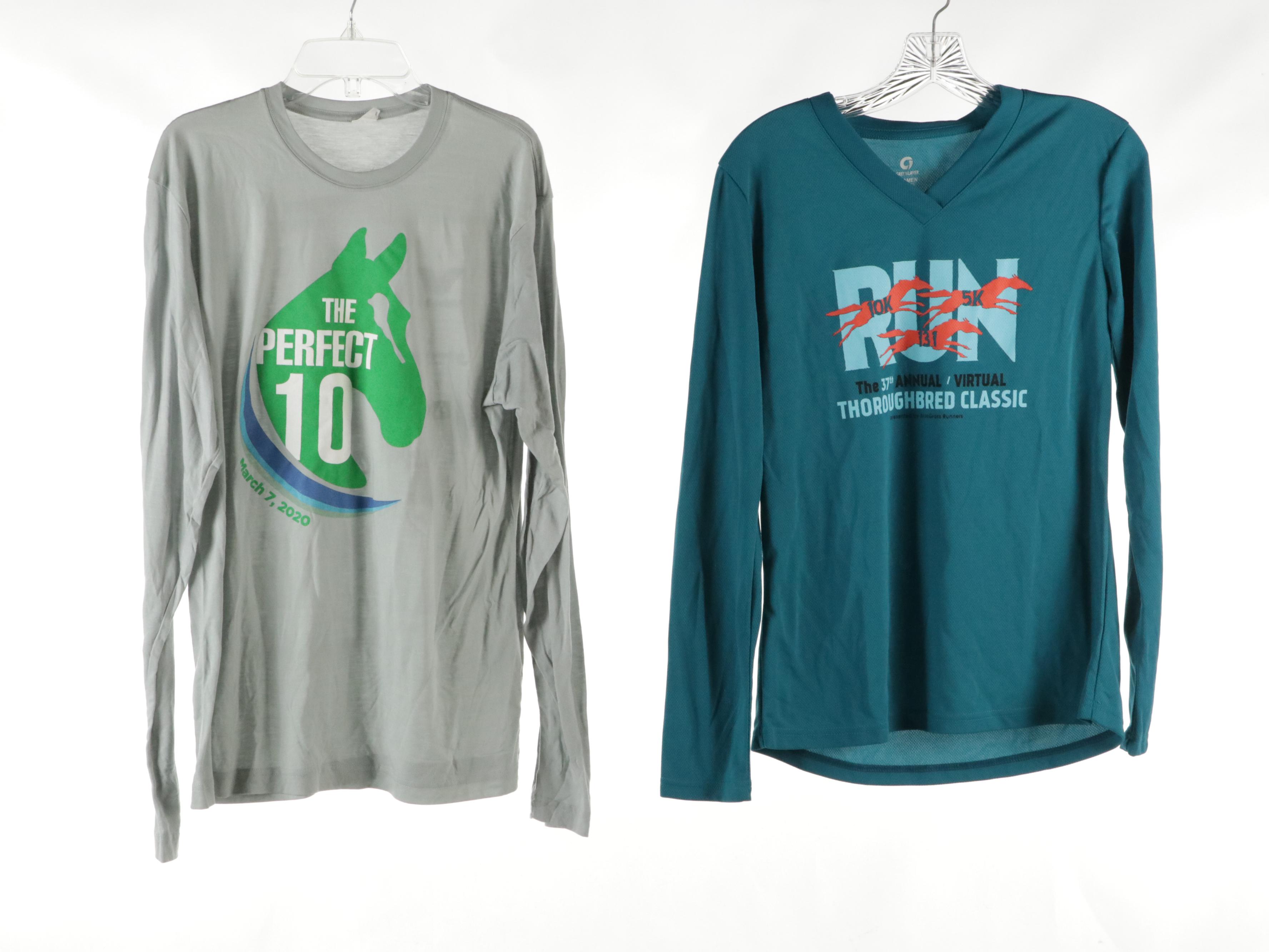 Running and Athletic Wear Performance Tops and Tees Including with Tags