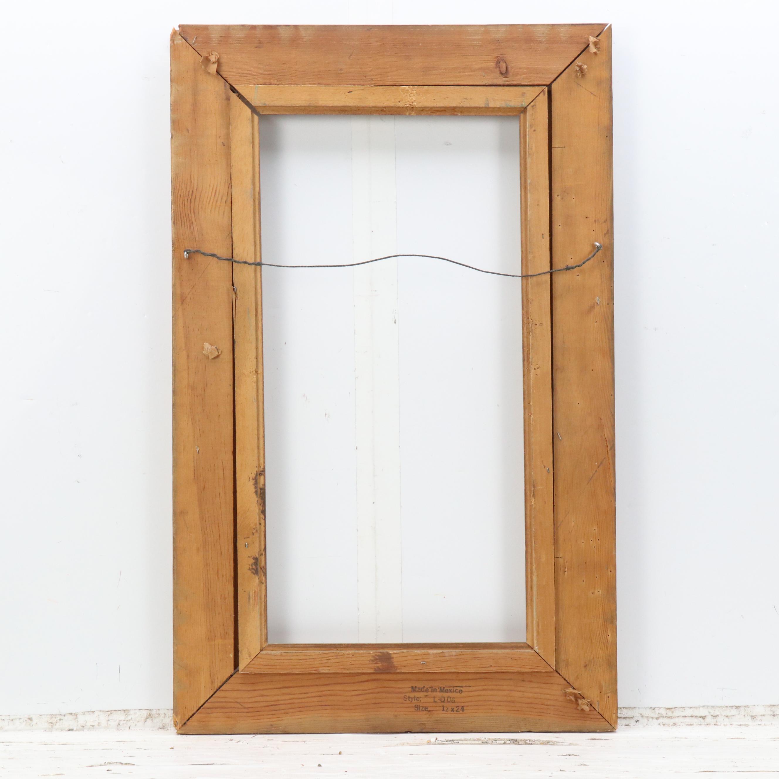 Bela DeTirefort Impasto Oil Painting of Carriage and Tree, 20th C.