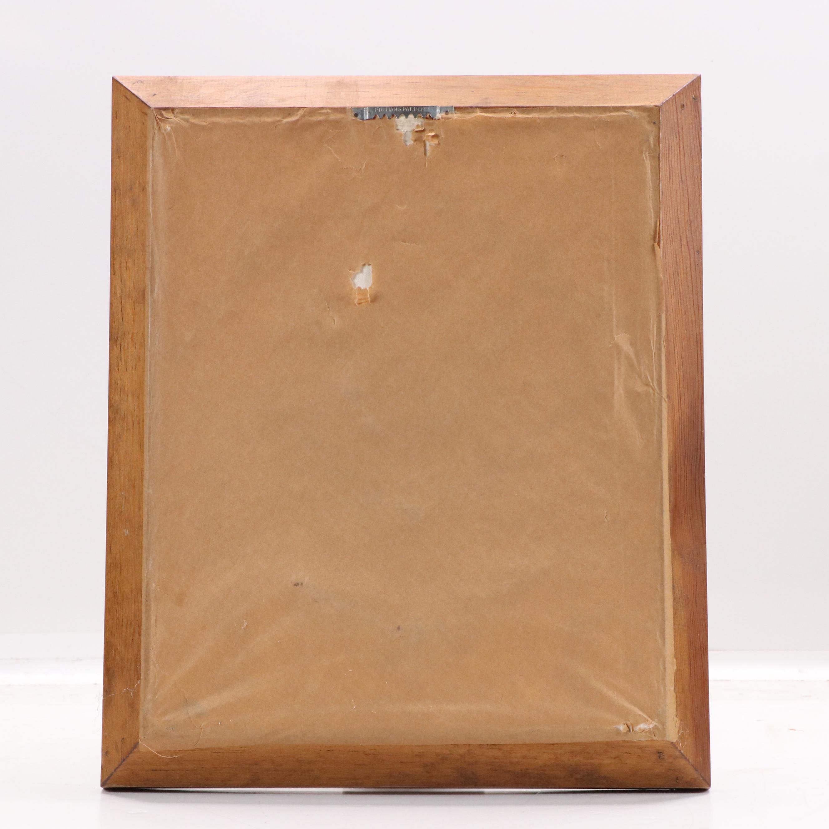 Outline Embroidered Fabric Declaration of Independence with 3-D Puff Work