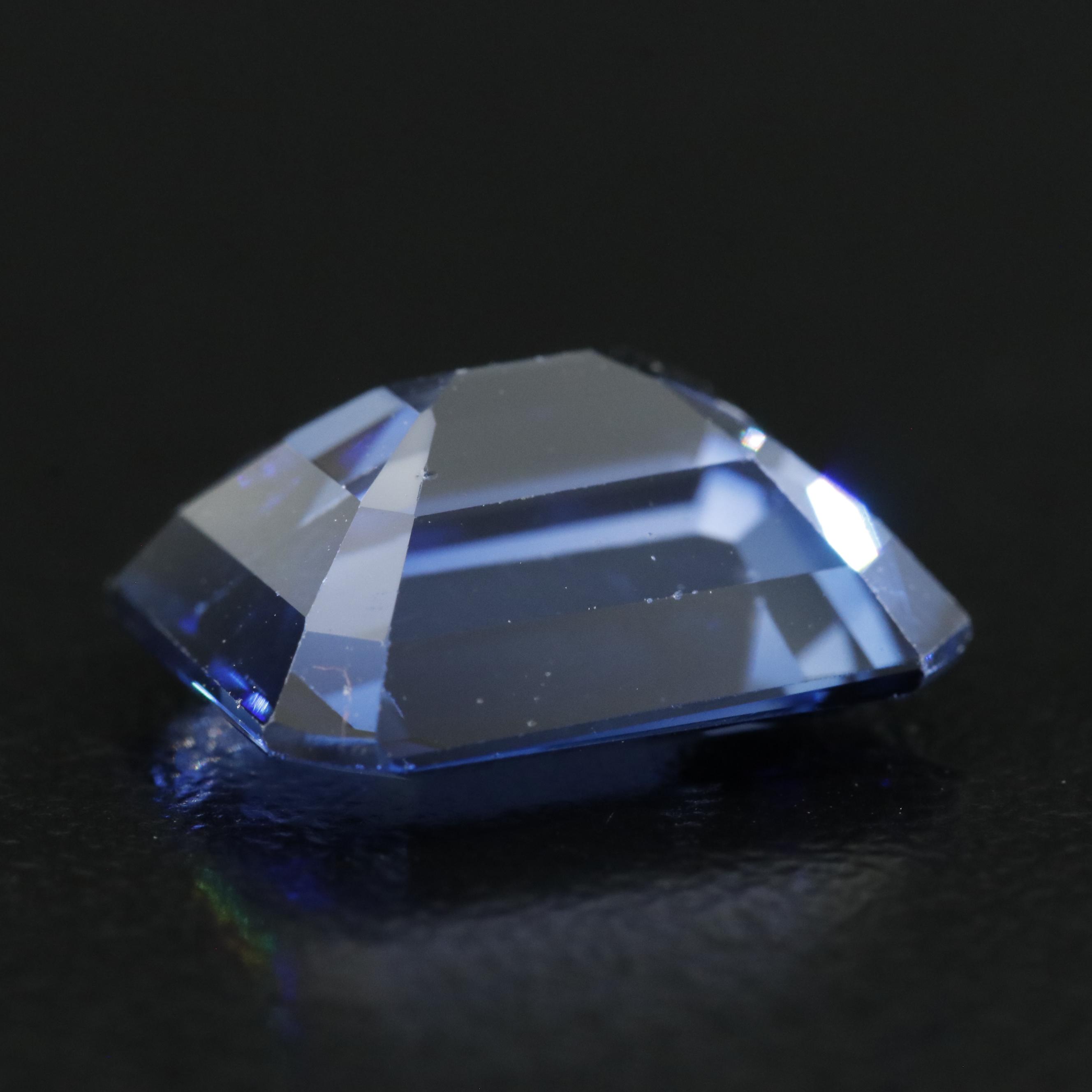 Loose 7.19 CT Lab Grown Sapphire