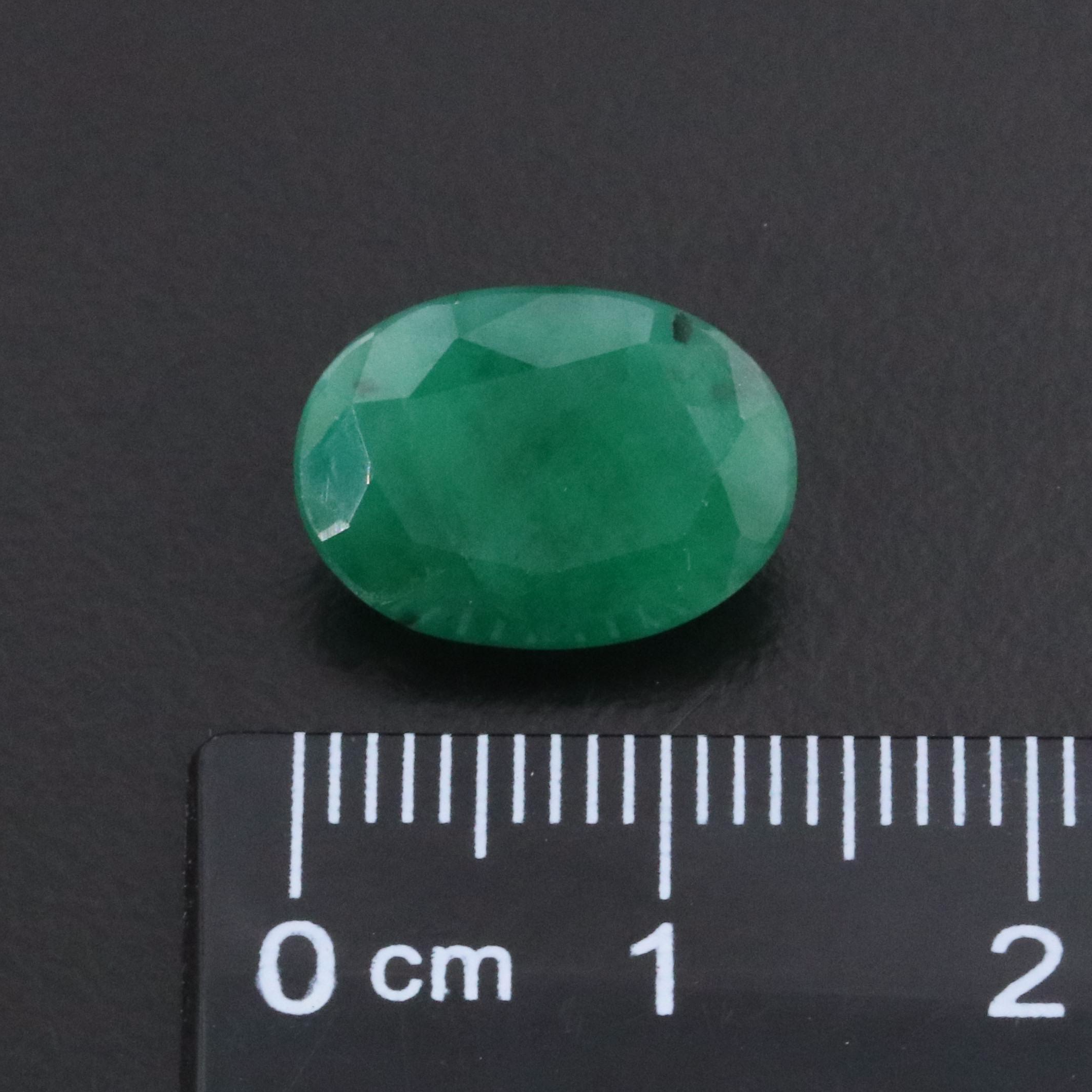 Loose 5.91 CT Emerald