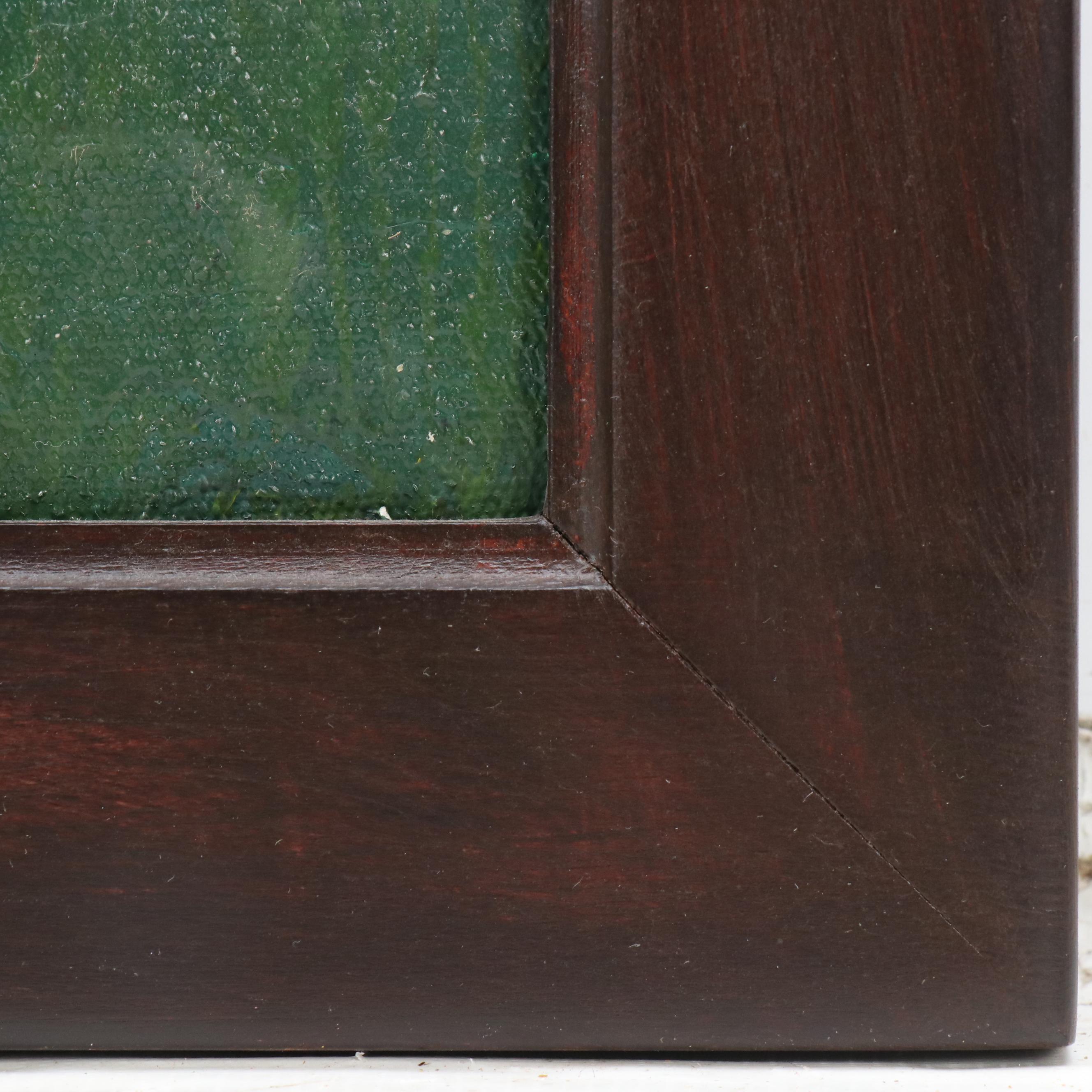 Stylized Acrylic Painting of Maasai Water Bearer Women & Children Figural Group