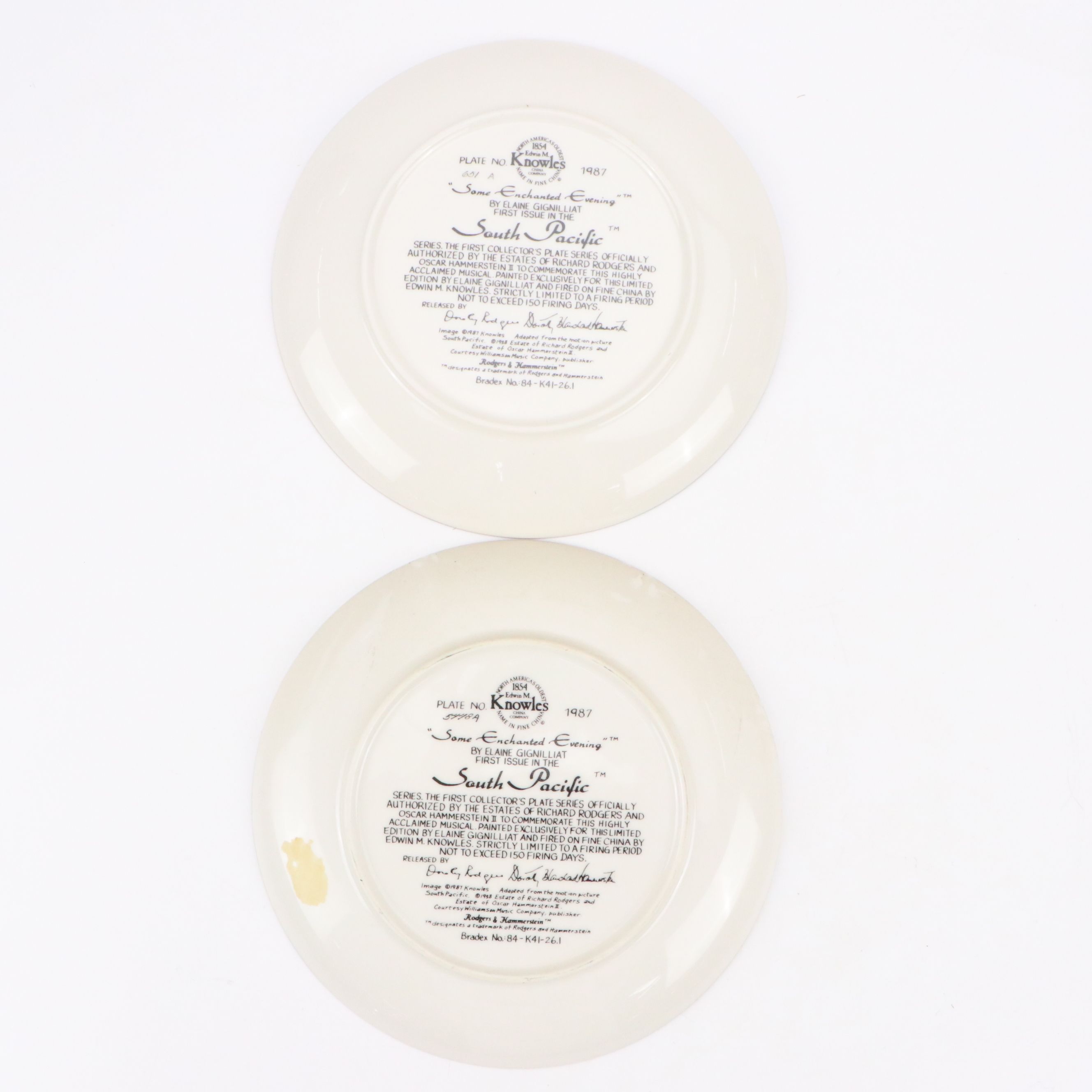 Elaine Gignilliat "South Pacific" Series Ceramic Collector Plates and More