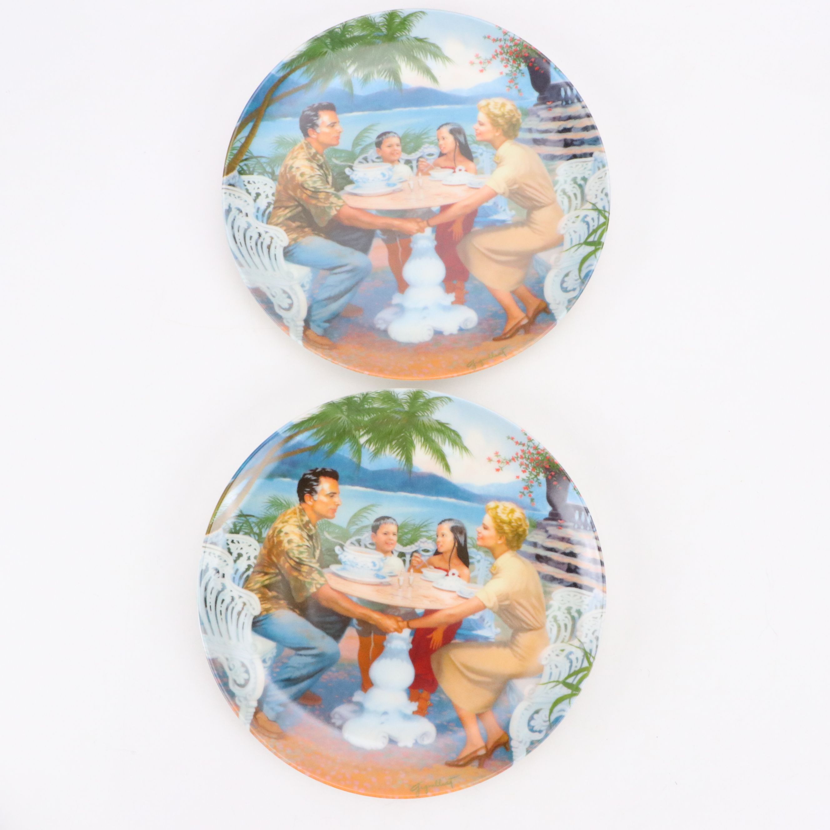 Elaine Gignilliat "South Pacific" Series Ceramic Collector Plates and More