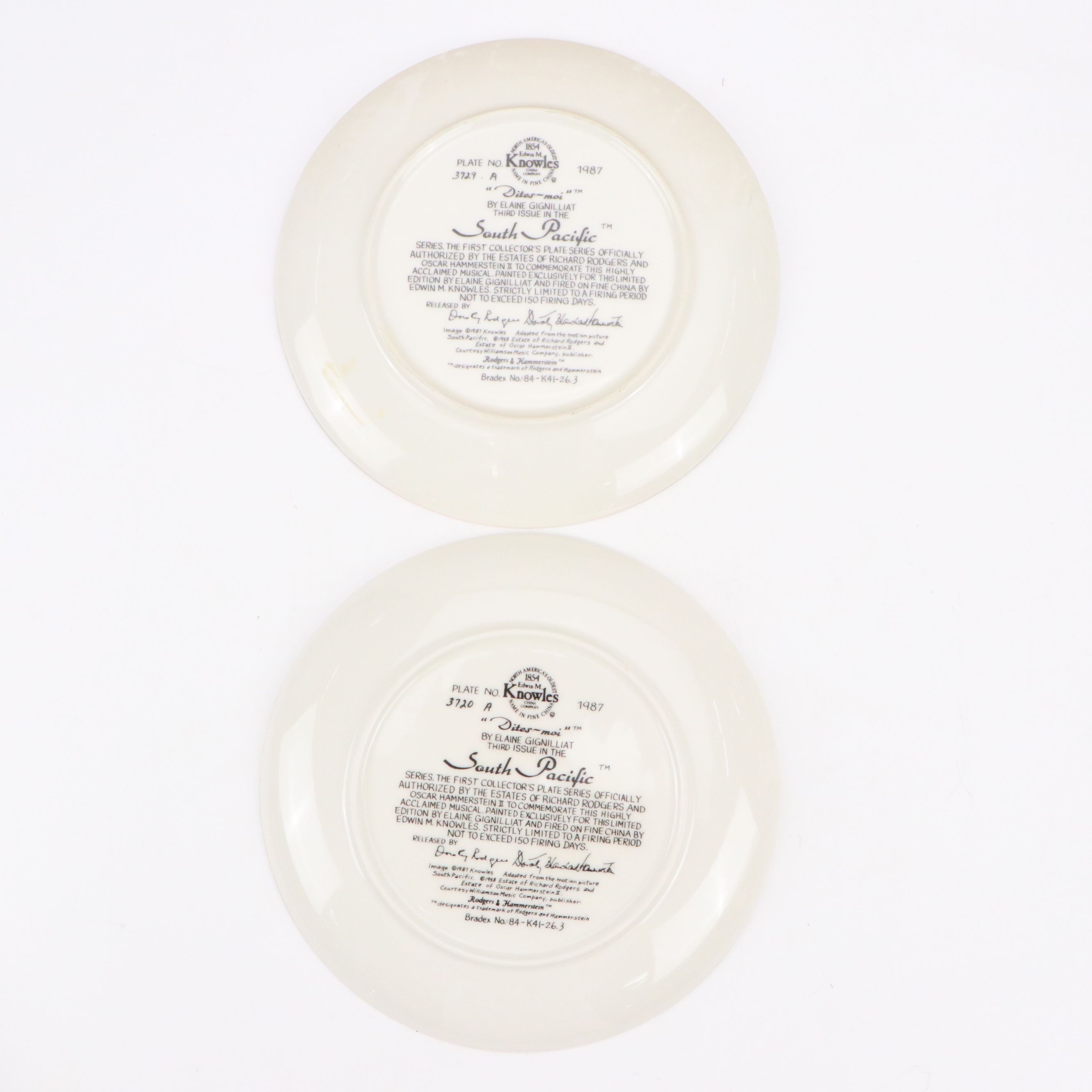 Elaine Gignilliat "South Pacific" Series Ceramic Collector Plates and More