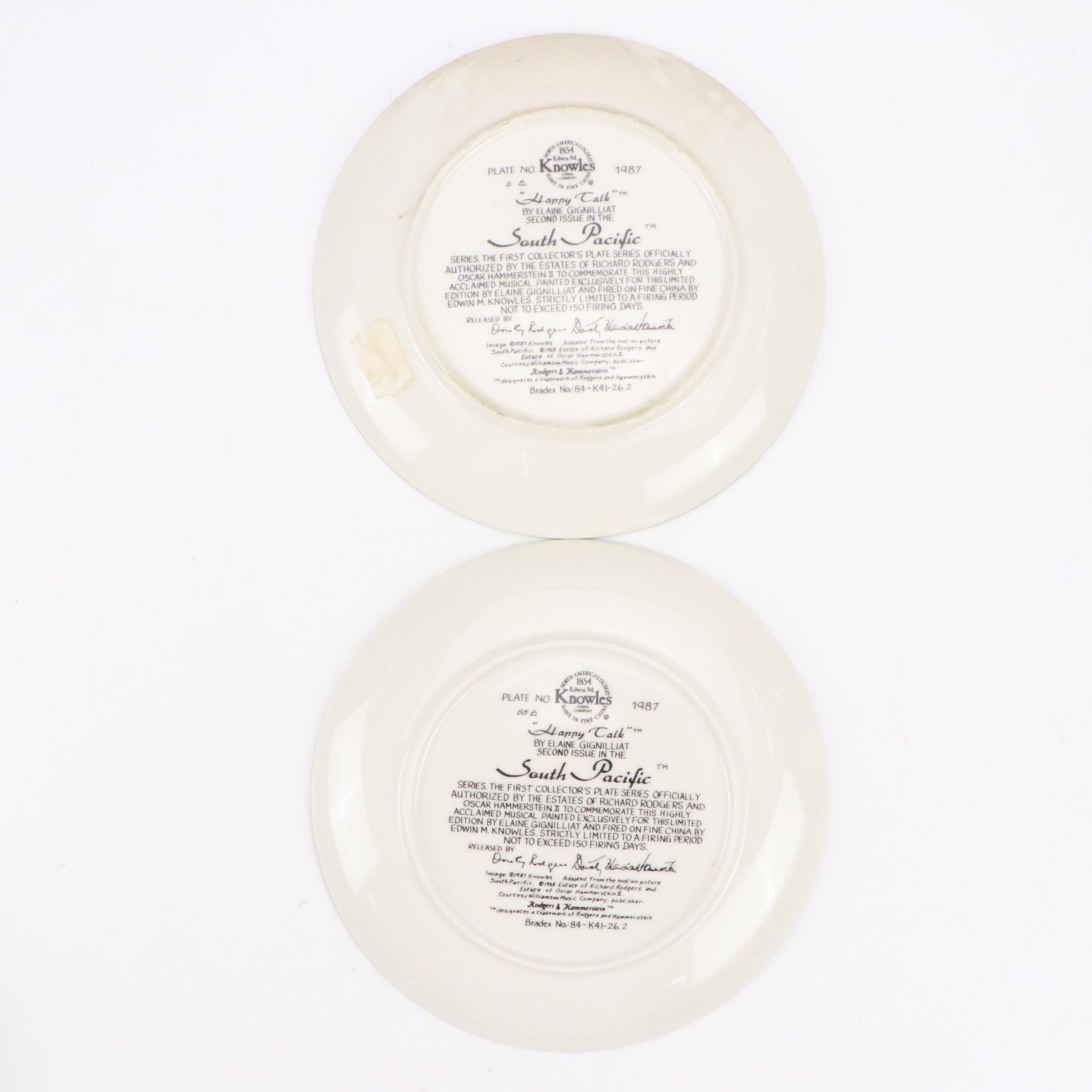 Elaine Gignilliat "South Pacific" Series Ceramic Collector Plates and More