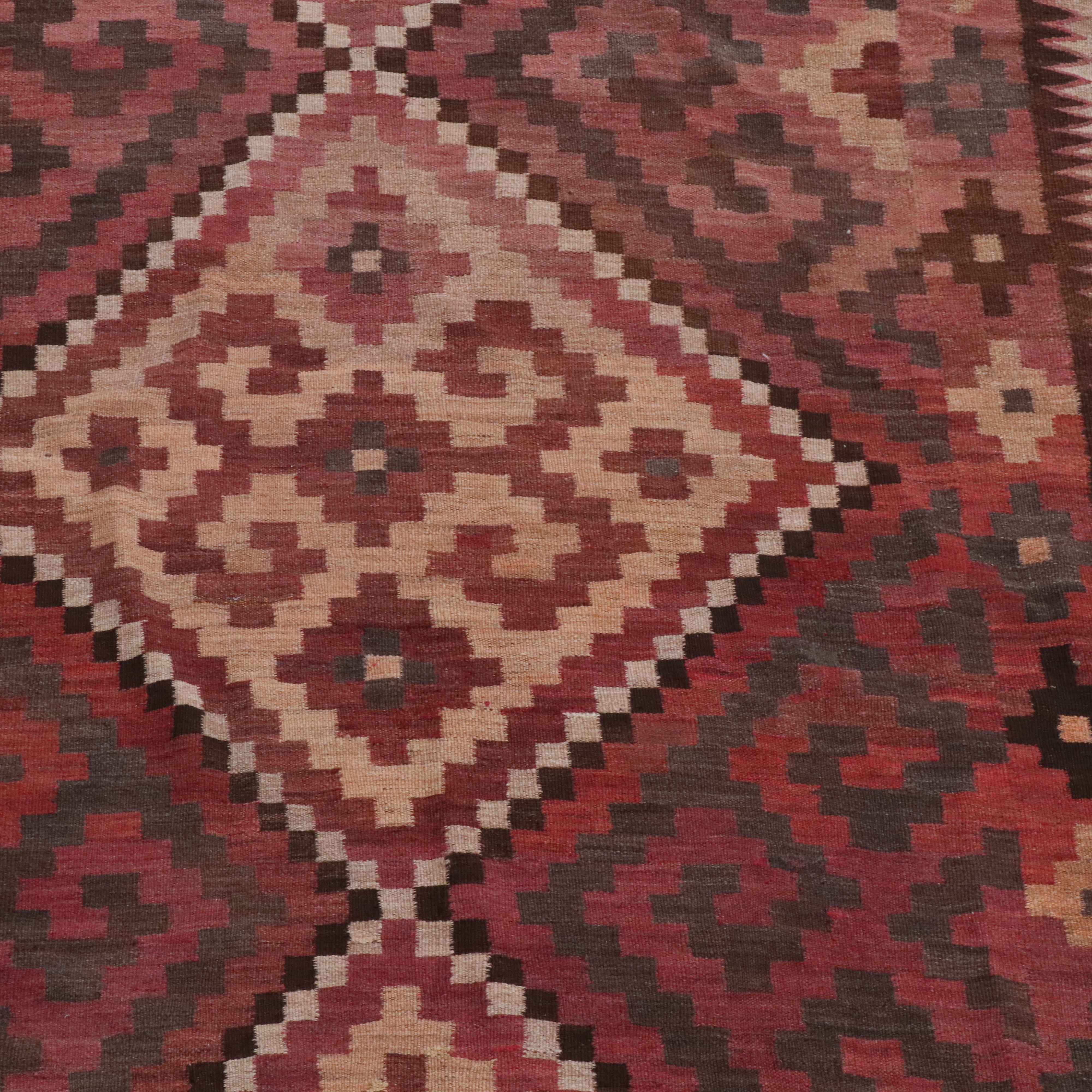 4'10 x 16'1 Handwoven Turkish Kilim Long Rug